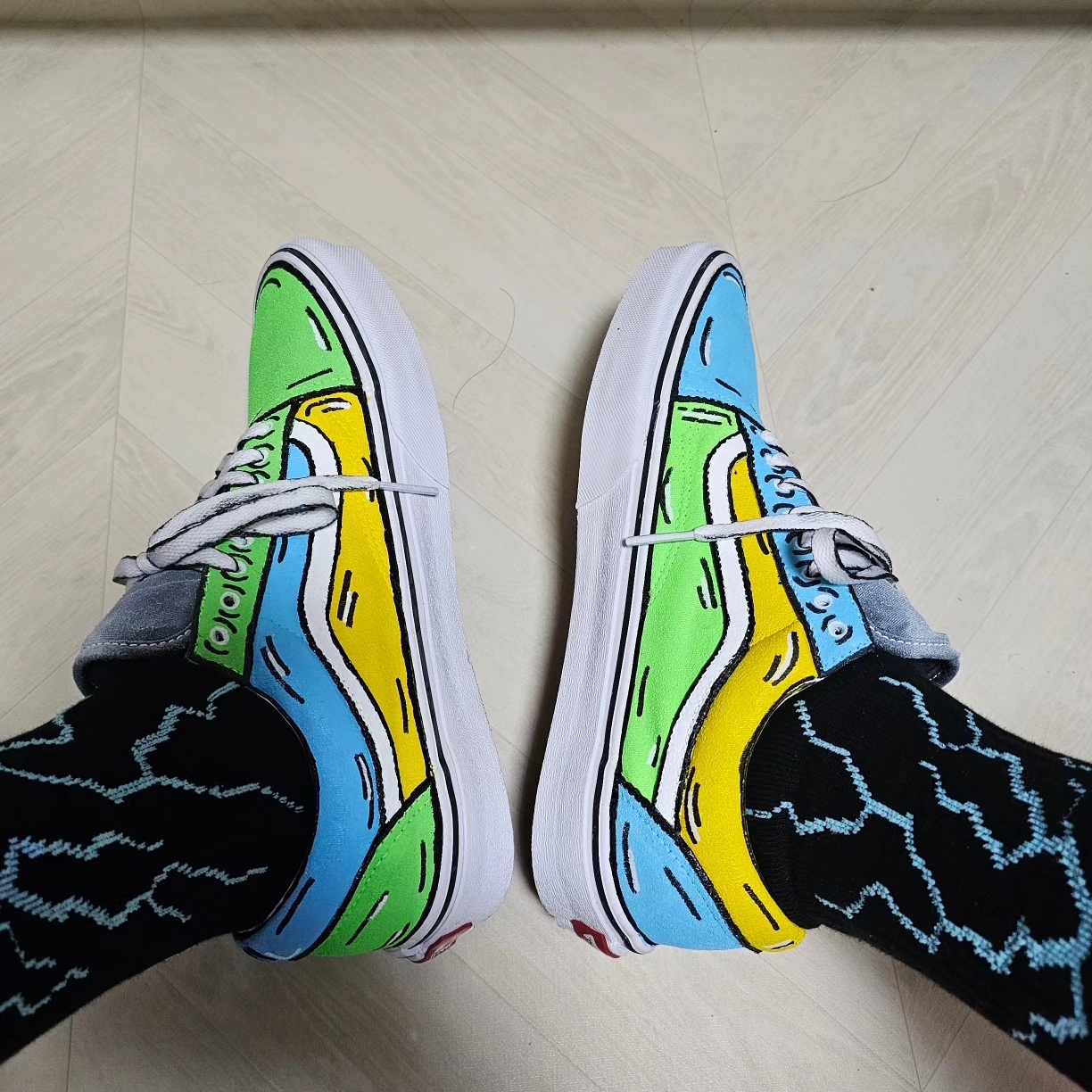 Vans Vault OG Old Skool LX Black 착용 스타일