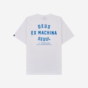 Deus Ex Machina Seongsu College T-Shirt White Midnight Blue