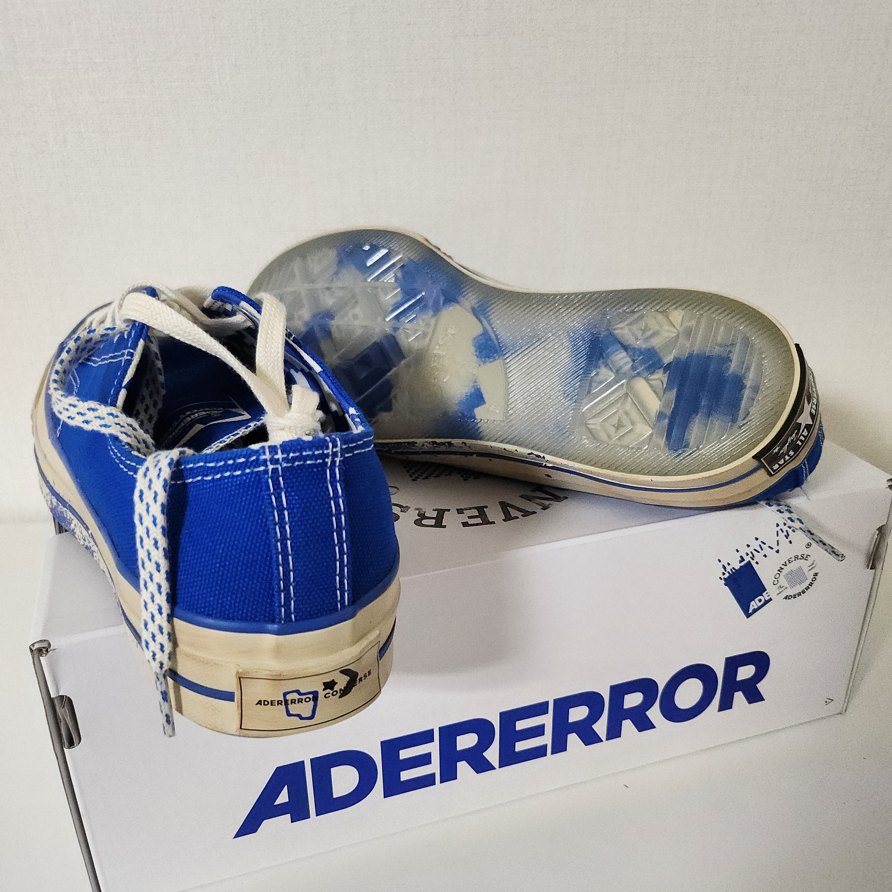 Converse x Ader Error Chuck 70 Ox Imperial Blue 착용 스타일 - 3