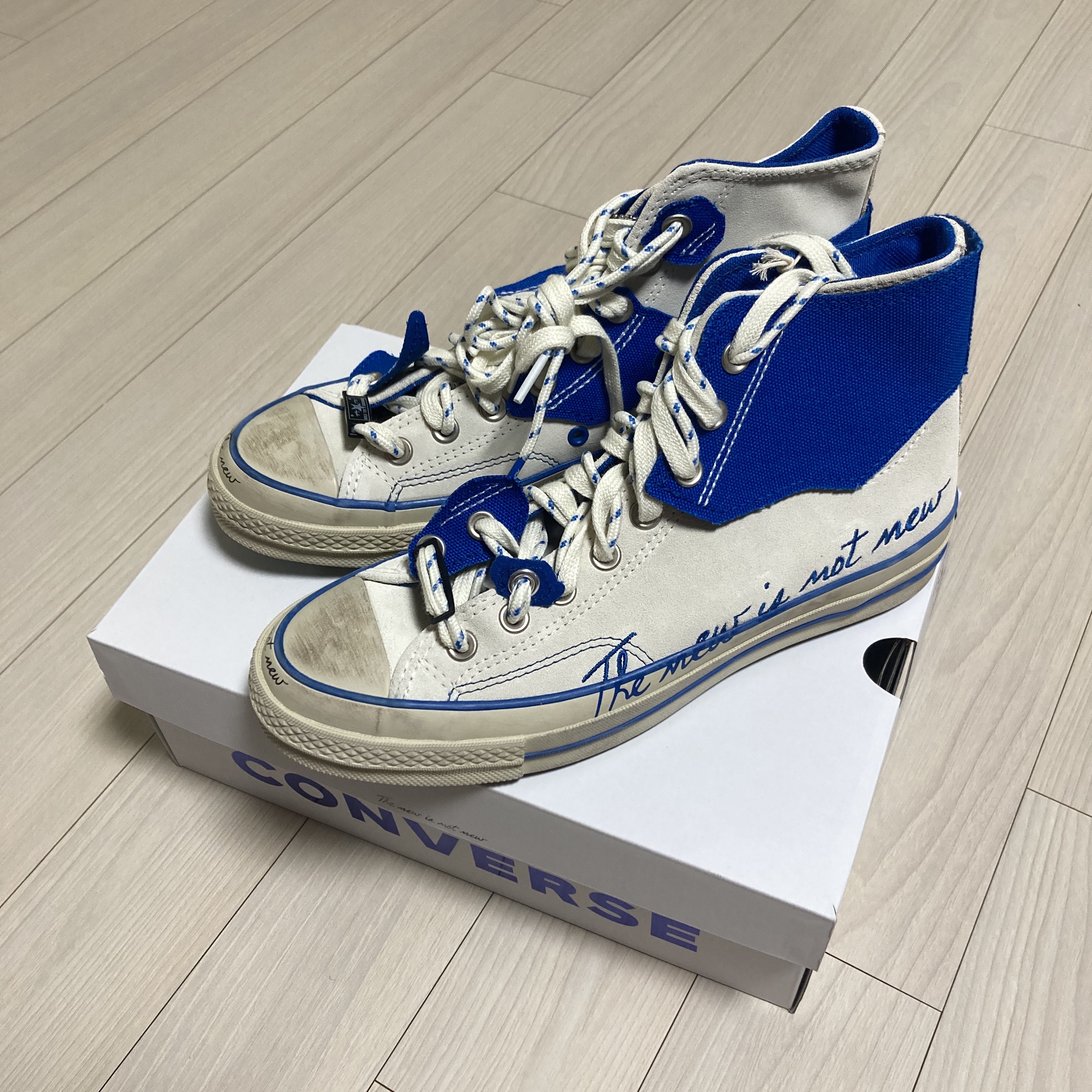 Converse x Ader Error Chuck 70 High White 착용 스타일