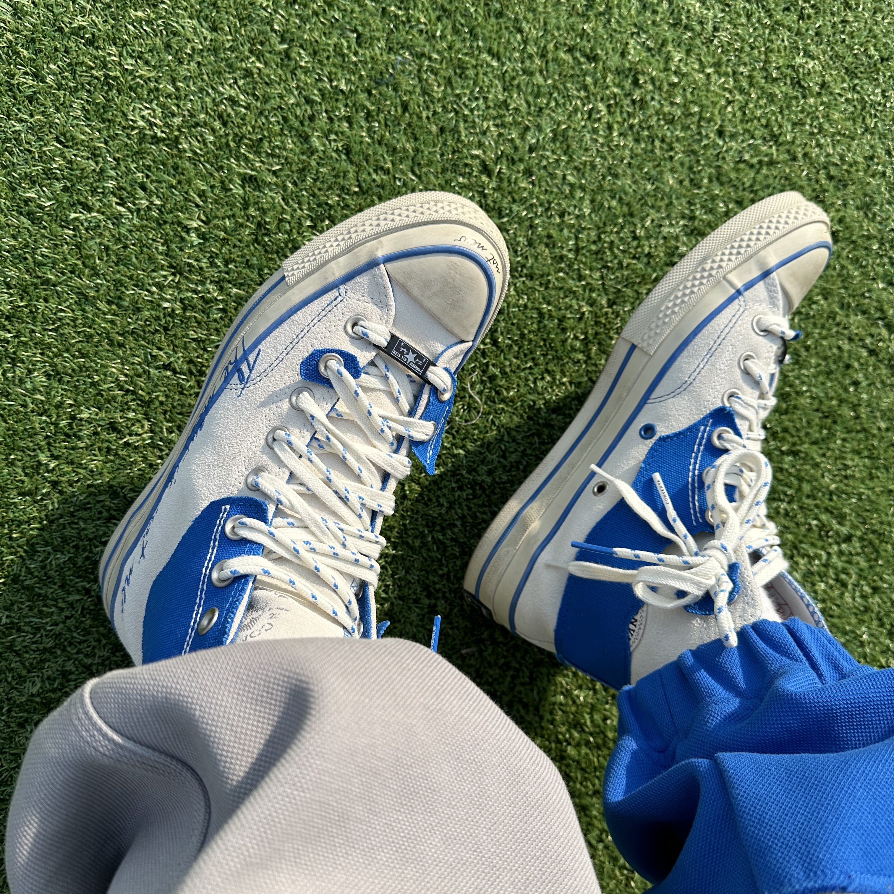 Converse x Ader Error Chuck 70 High White 착용 스타일