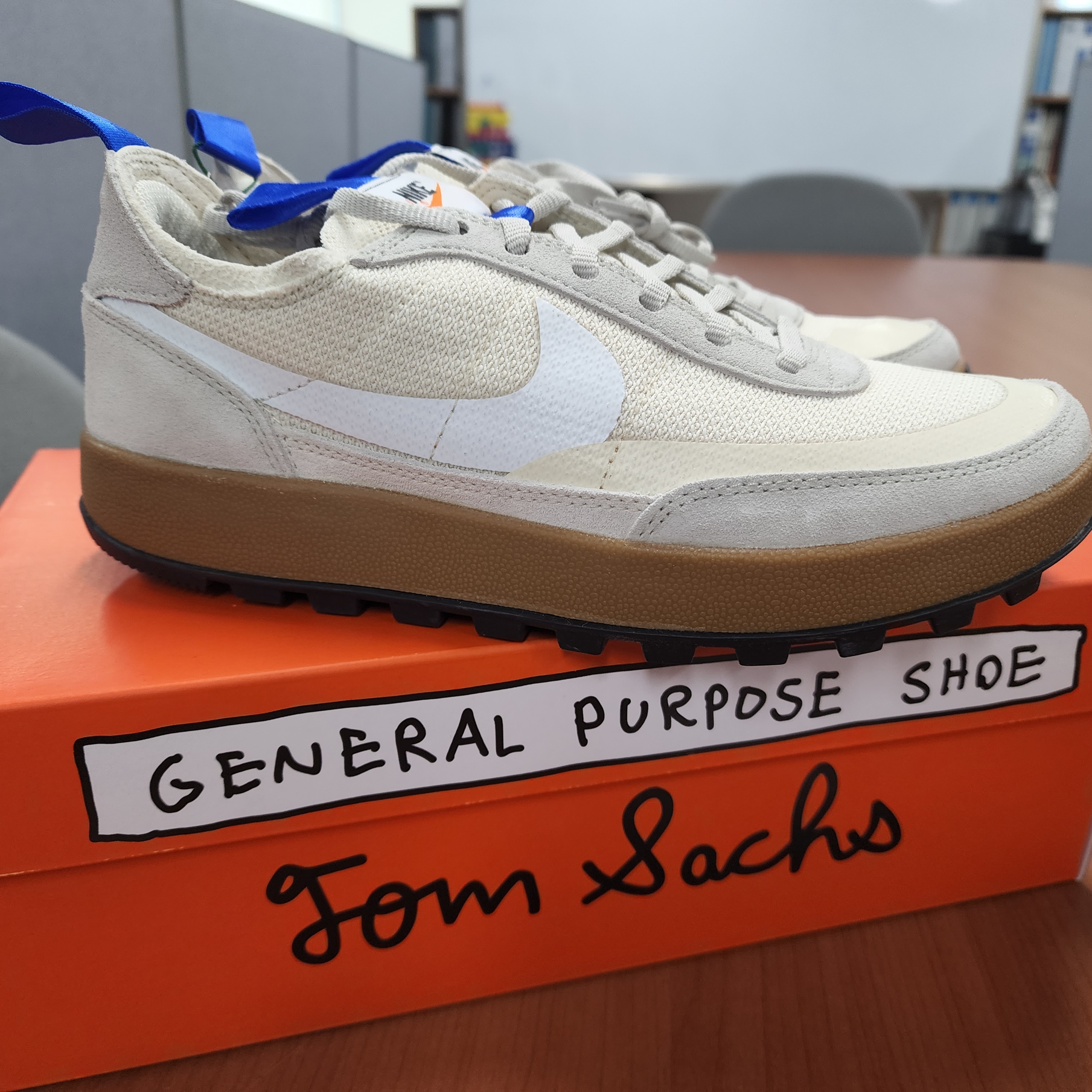 Nike x Tom Sachs General Purpose Shoe Light Cream 착용 스타일
