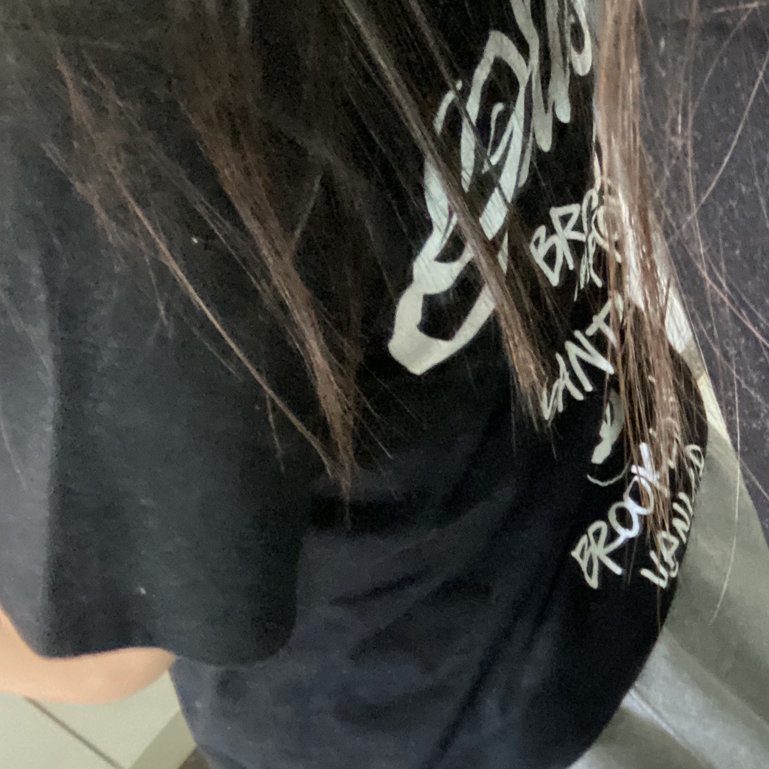 Stussy World Tour T-Shirt Black 착용 스타일 - 2