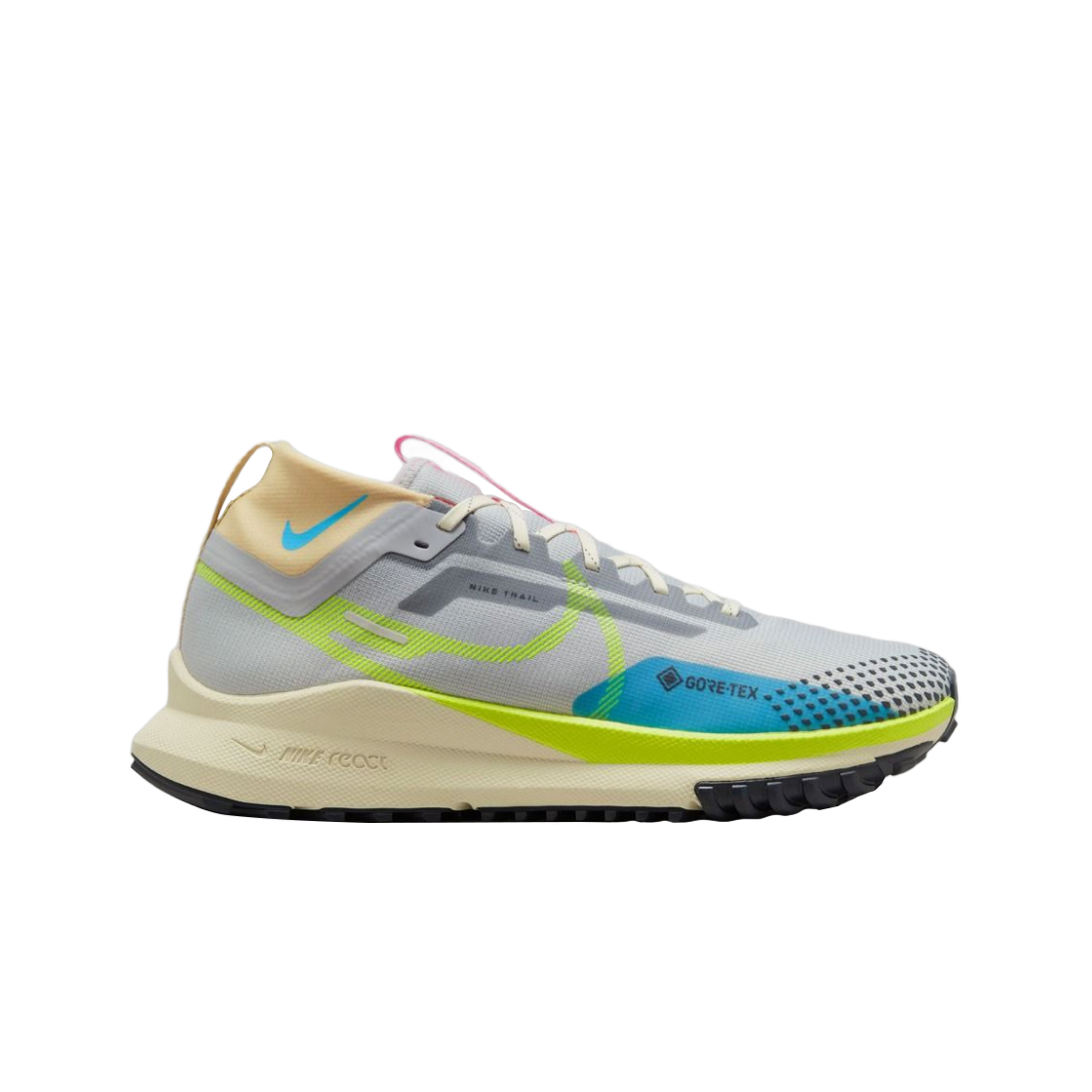 나이키 리액트 페가수스 트레일 4 고어텍스 울프 그레이 볼트(Nike React Pegasus Trail 4 Gore-Tex Wolf Grey Volt)