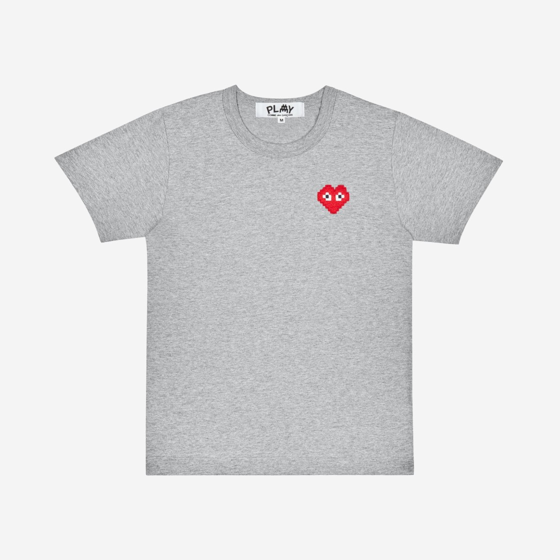 Play Comme des Garcons x Invader T-Shirt Top Grey 상세 이미지 1