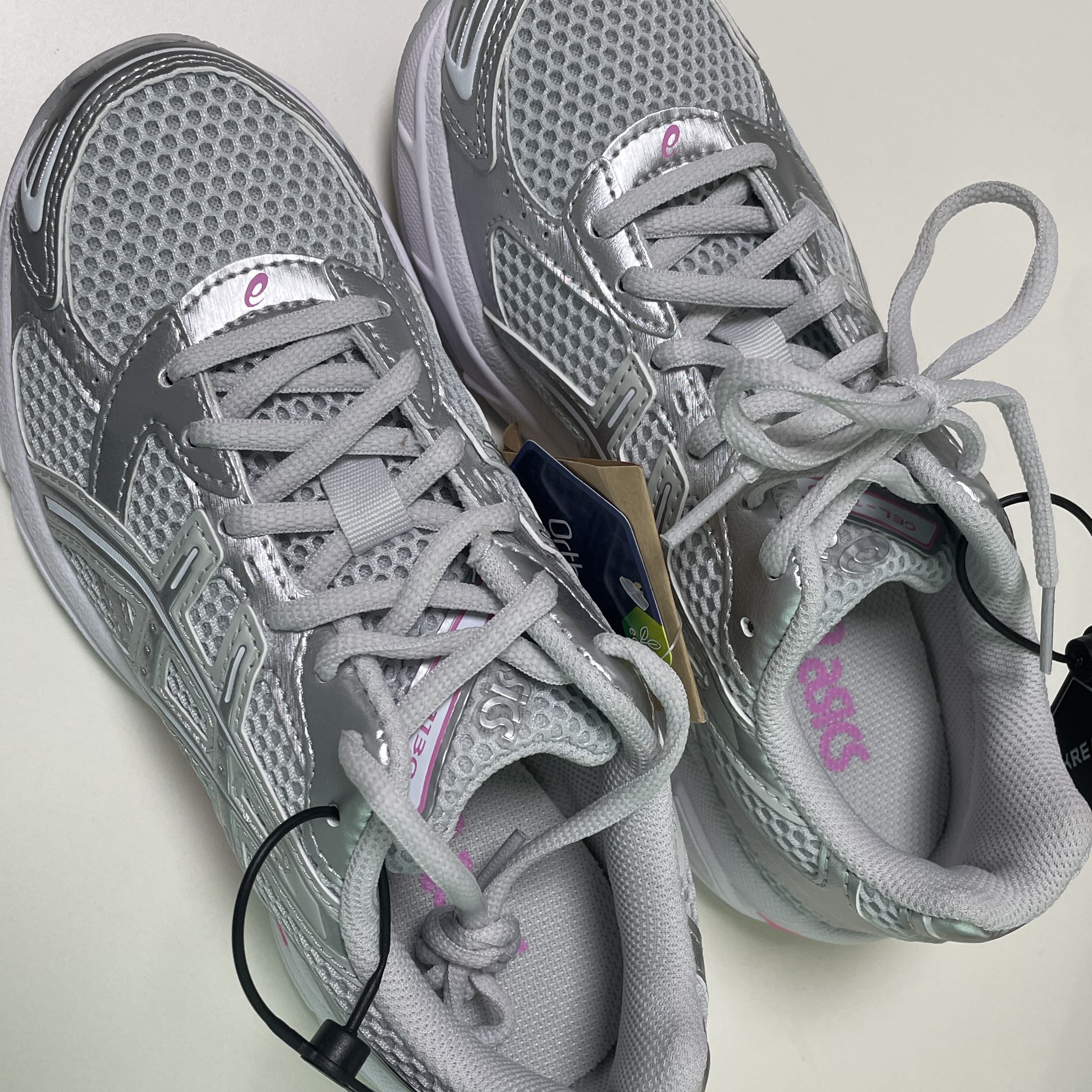 (W) Asics Gel-1130 Glacier Grey Pure Silver 착용 스타일