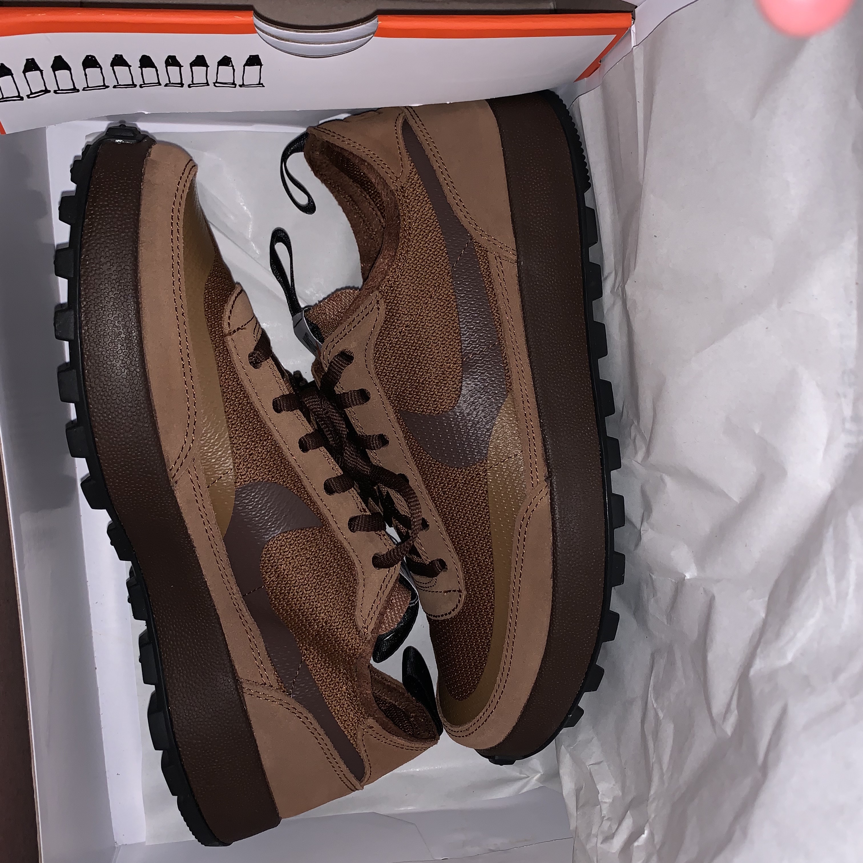 Nike x Tom Sachs General Purpose Shoe Brown 착용 스타일 - 2