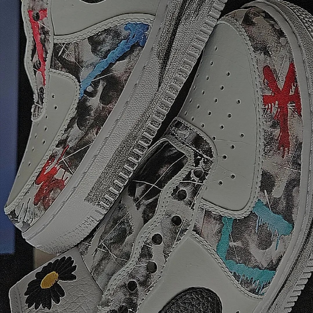 Nike x Peaceminusone Air Force 1 Low Para-Noise 2.0 착용 스타일 - 1