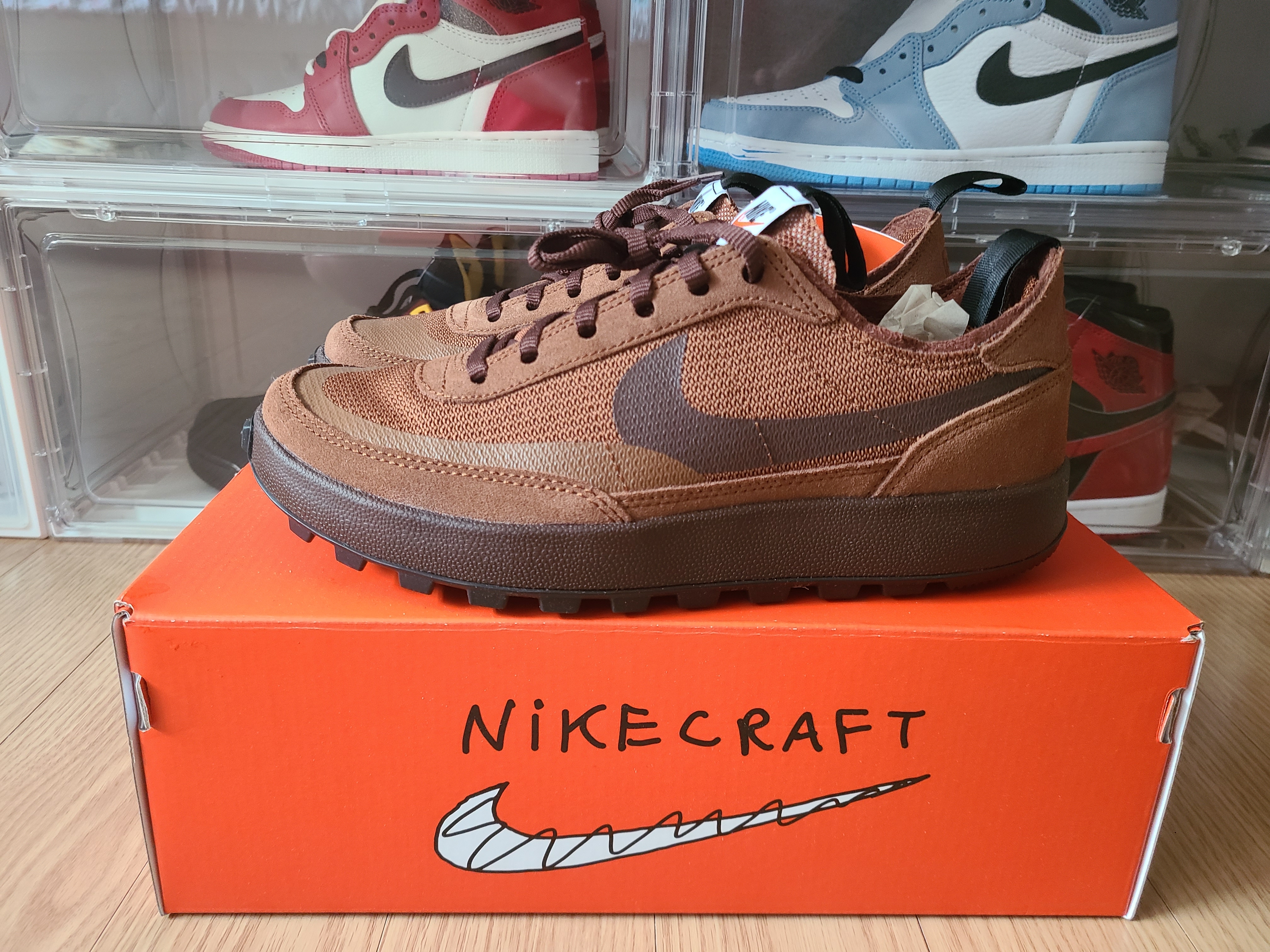 Nike x Tom Sachs General Purpose Shoe Brown 착용 스타일 - 2