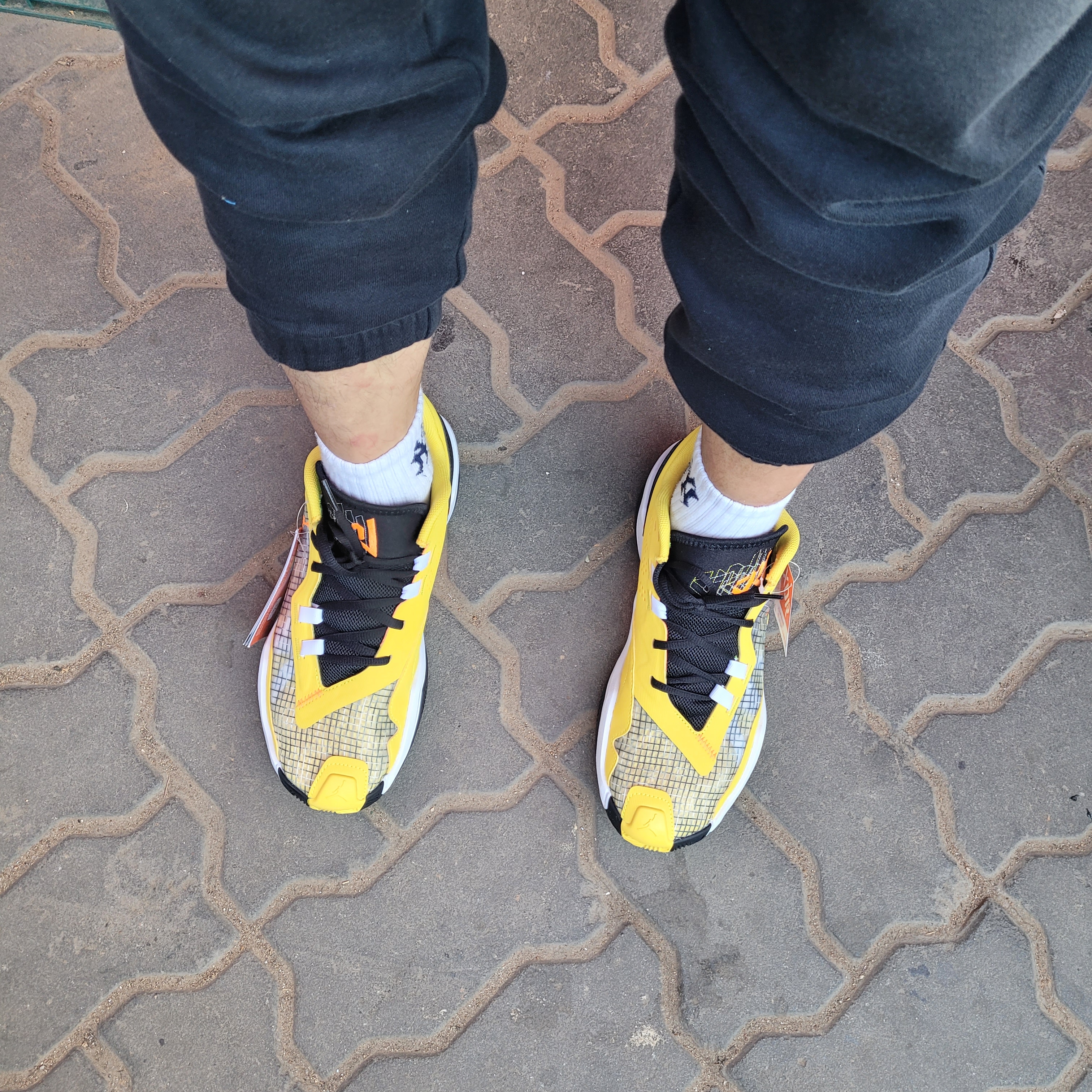 Jordan One Take 4 PF Lagoon Pulse 착용 스타일 - 4