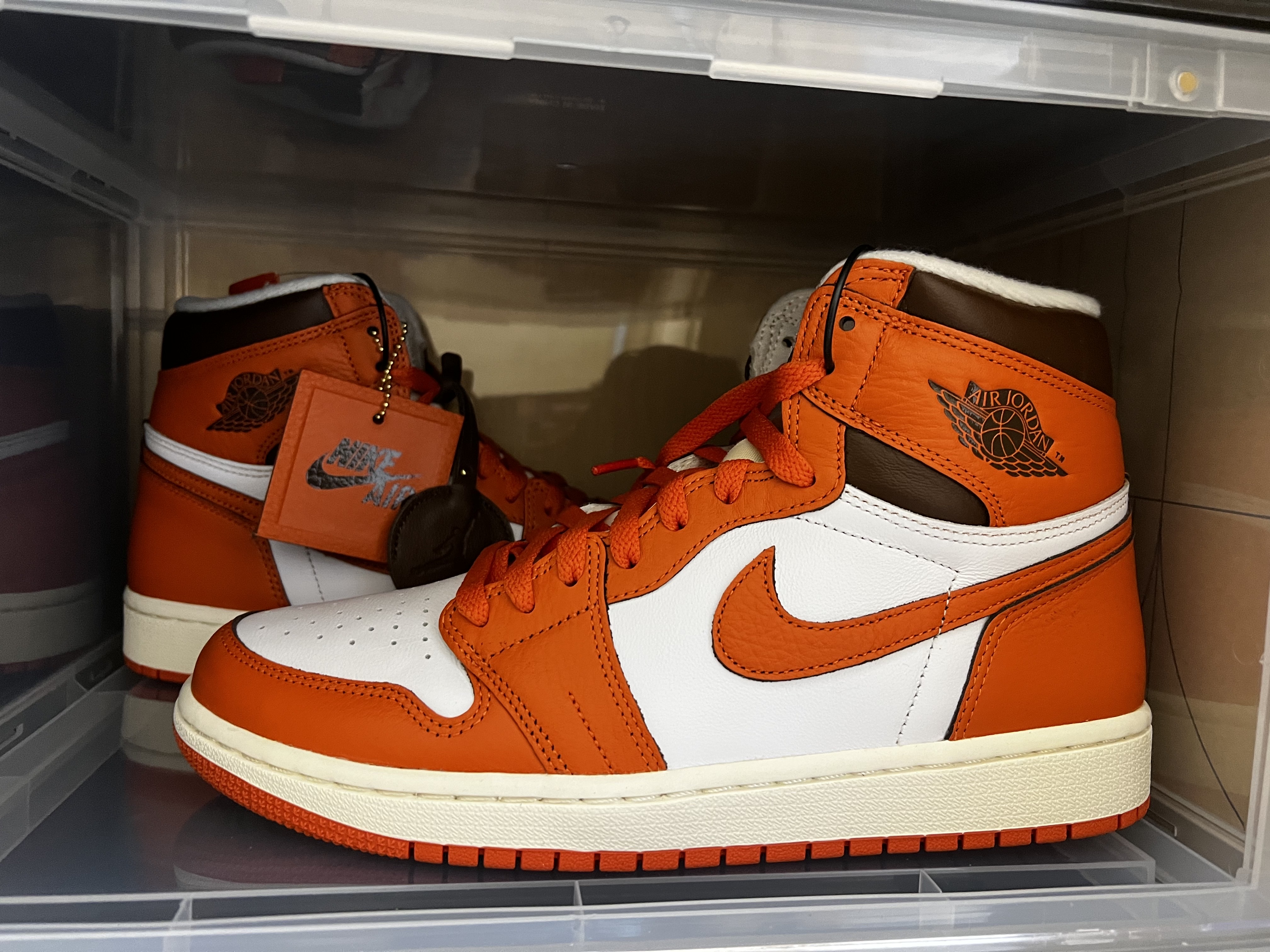 (W) Jordan 1 Retro High OG Starfish 착용 스타일