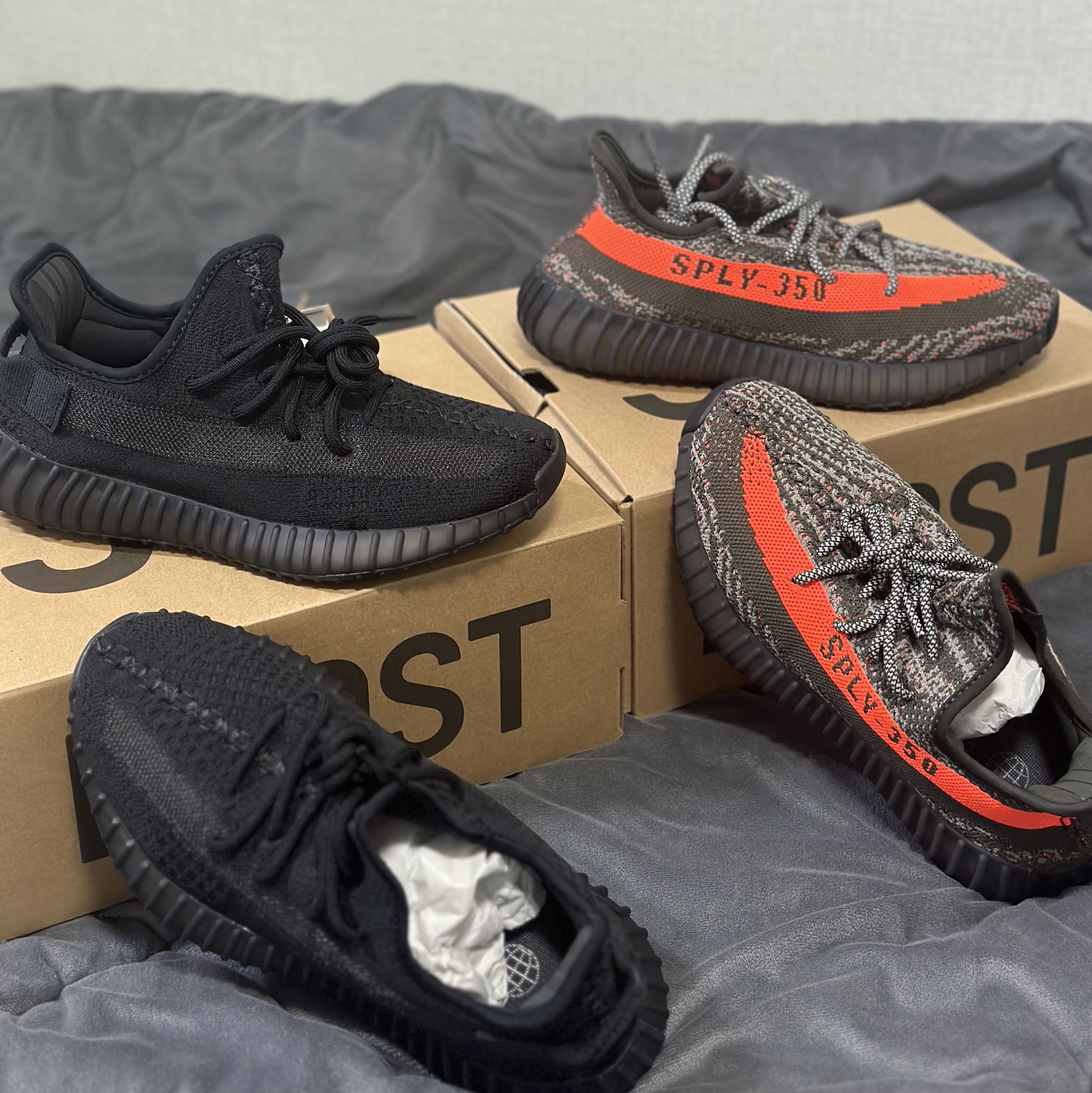 Adidas Yeezy Boost 350 V2 Onyx 착용 스타일