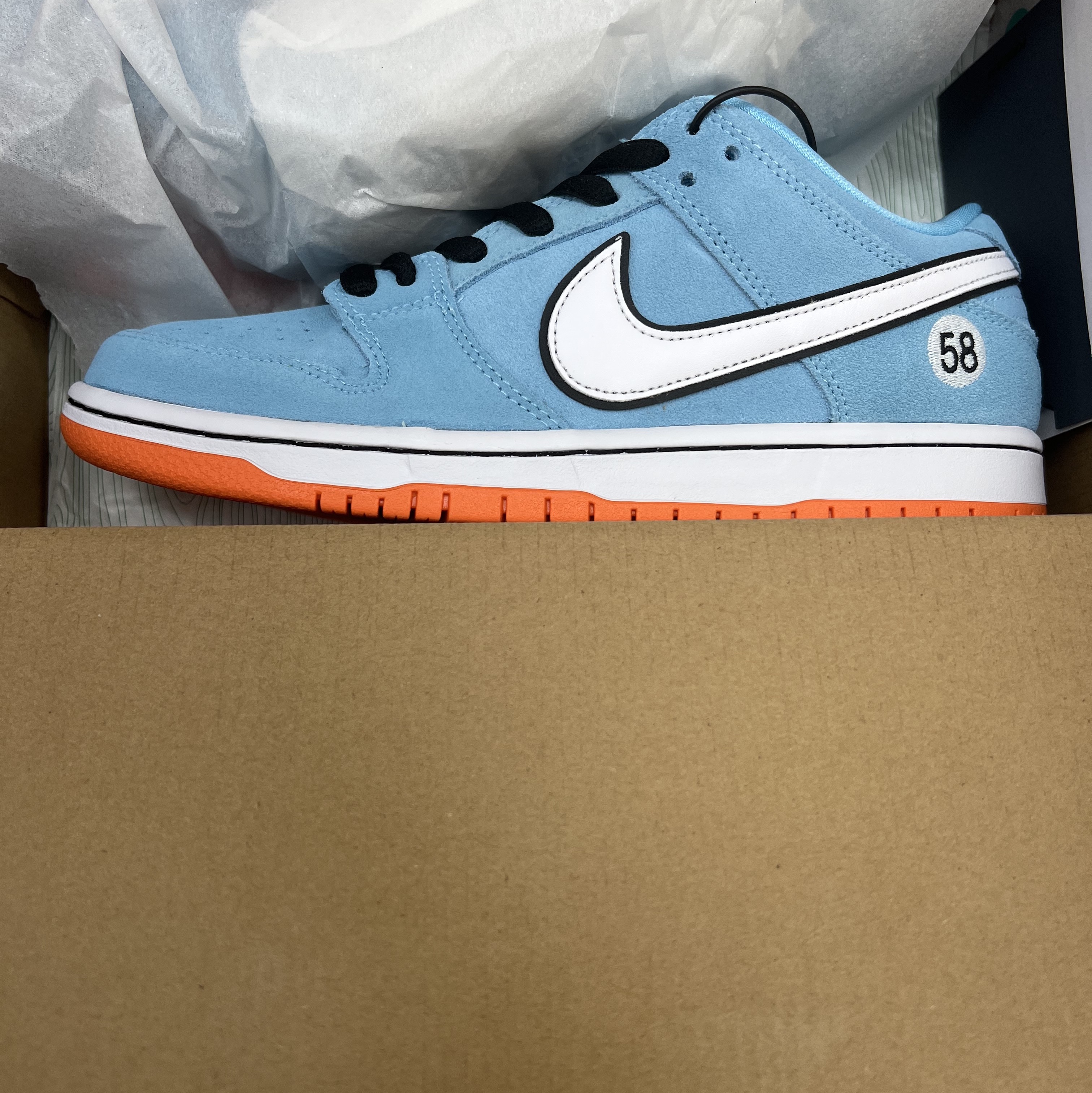 Nike SB Dunk Low Pro Blue Chill 착용 스타일 - 2