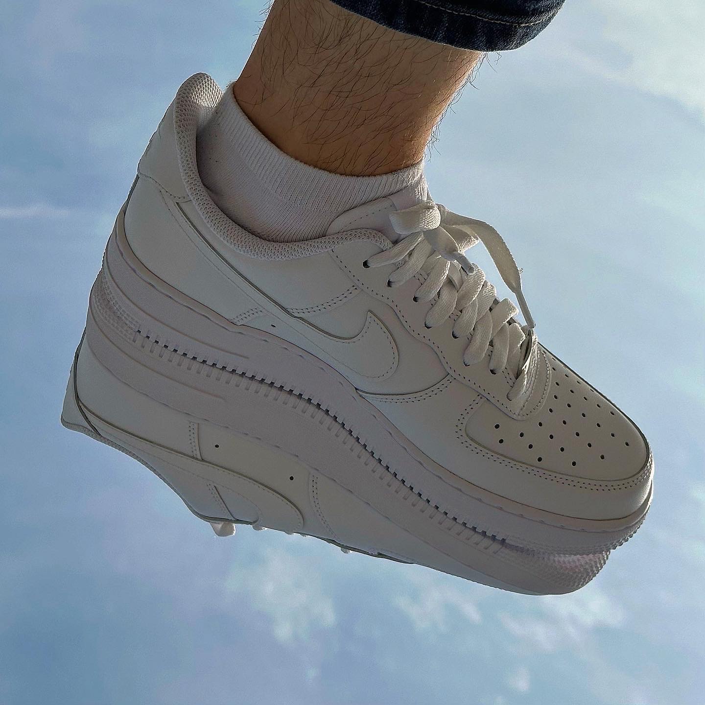Nike Air Force 1 '07 Low White 착용 스타일 - 2