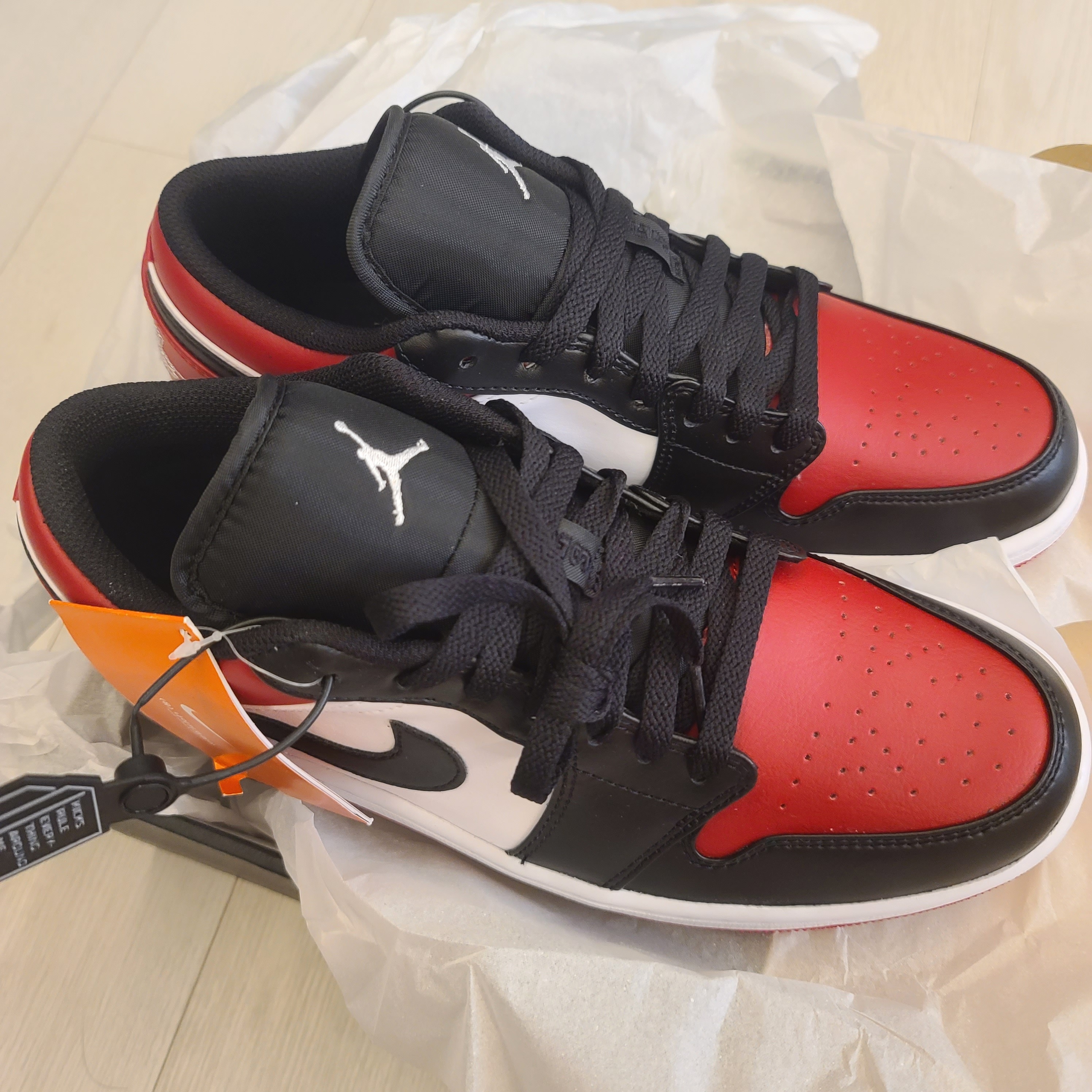 Jordan 1 Low Bred Toe 착용 스타일