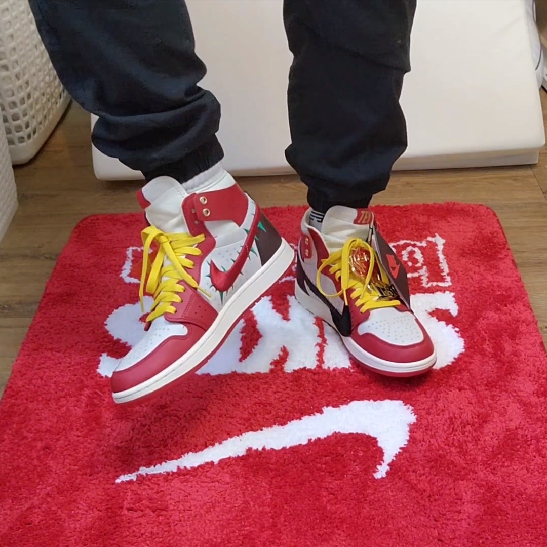 (W) Jordan 1 x Teyana Taylor Zoom CMFT 2 Gym Red 착용 스타일 - 2