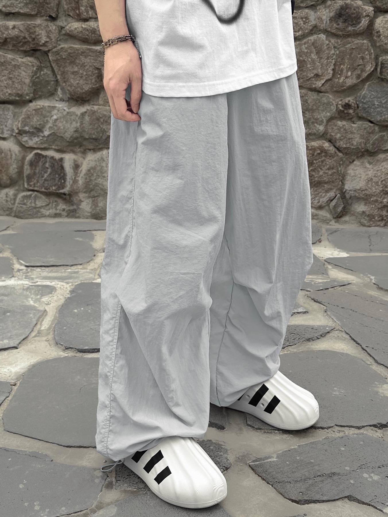 Adidas Adifom Superstar Core White 착용 스타일 - 5