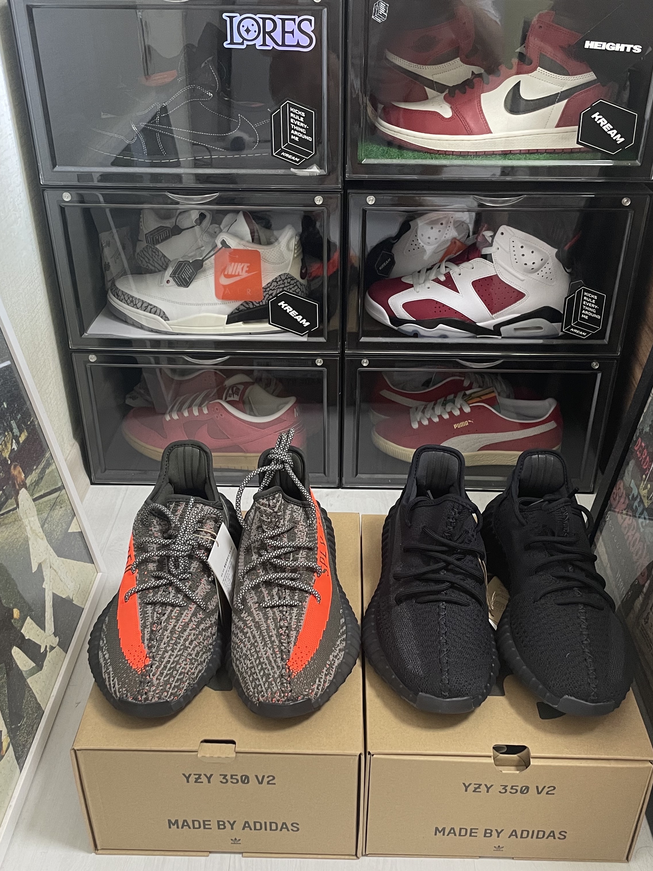 Adidas Yeezy Boost 350 V2 Onyx, Adidas Yeezy Boost 350 V2 Carbon Beluga 착용 스타일 - 1