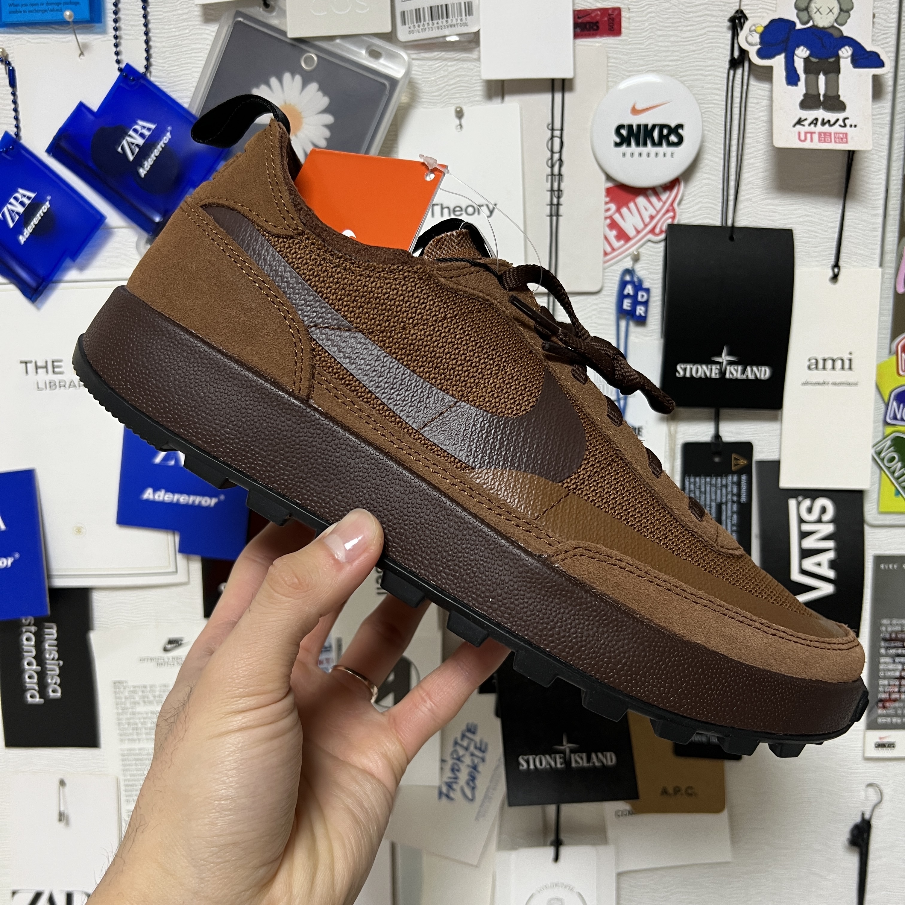 Nike x Tom Sachs General Purpose Shoe Brown 착용 스타일