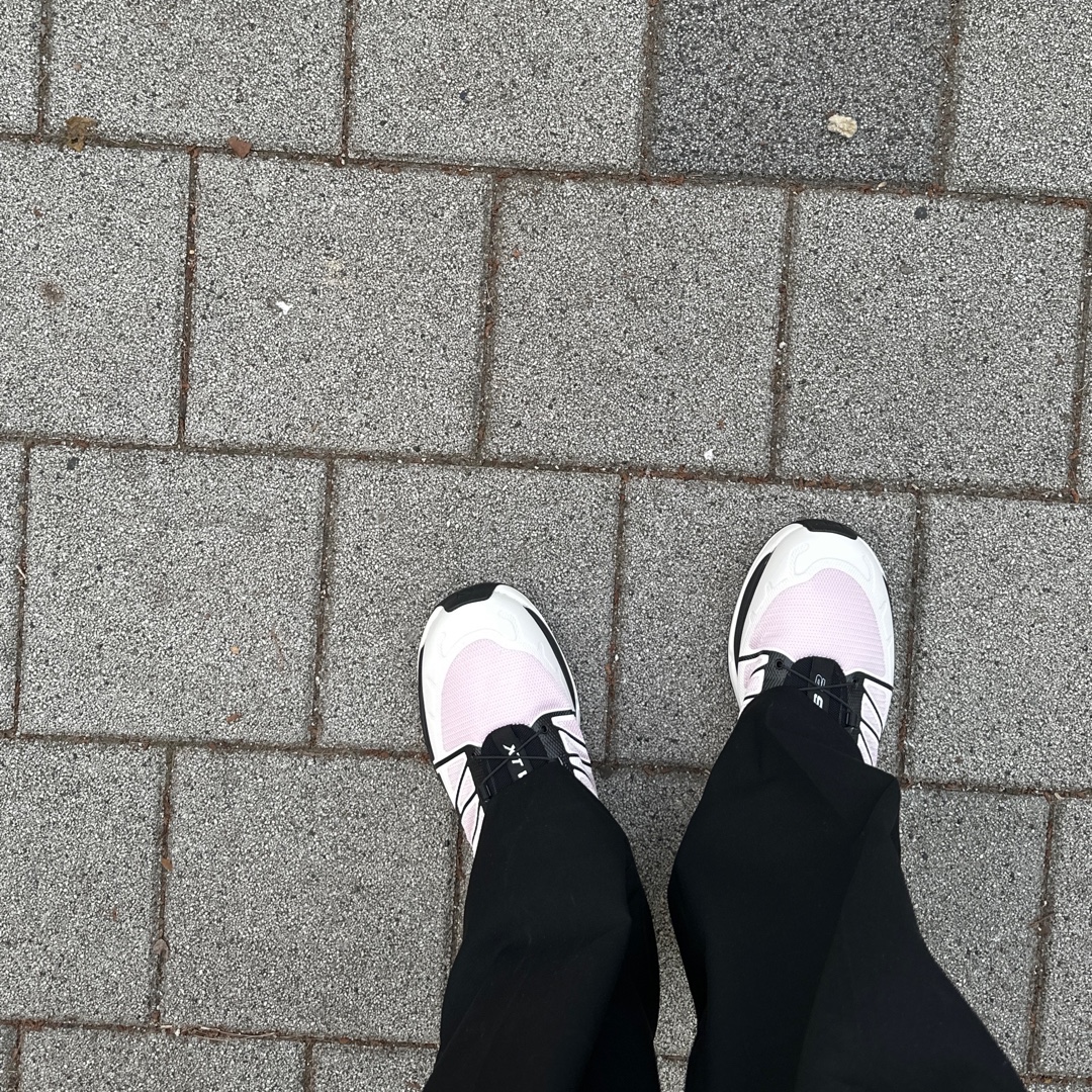 Salomon XT-Wings 2 Cradle Pink 착용 스타일