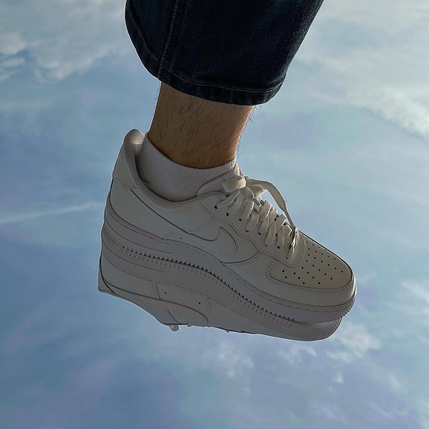 Nike Air Force 1 '07 Low White 착용 스타일 - 1