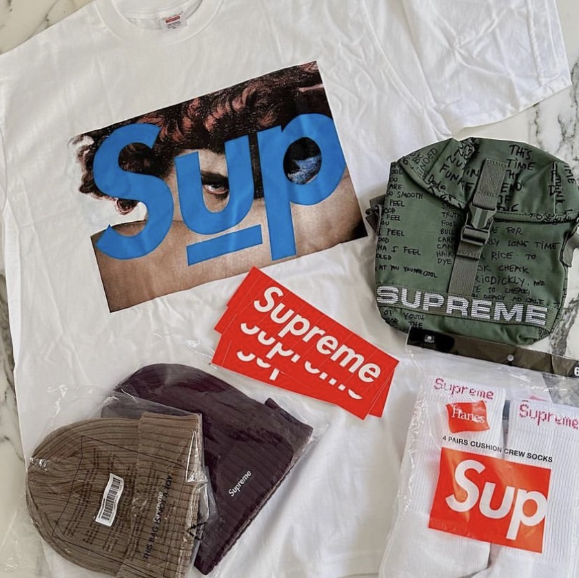 Supreme x Undercover Face T-Shirt White - 23SS 착용 스타일