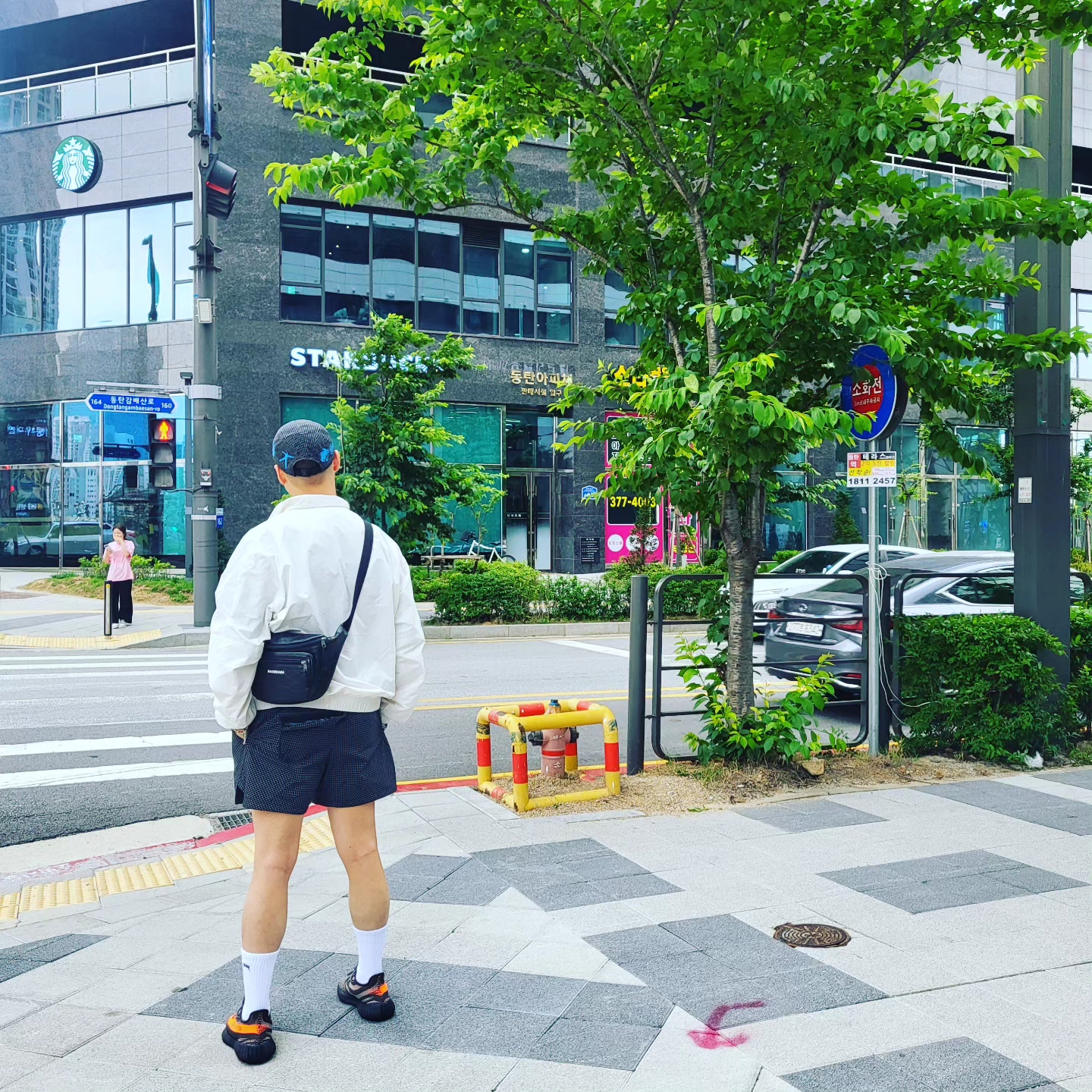 Nike x Off-White NRG Woven Shorts Black - Asia, Nike x Off-White NRG Hat Black 착용 스타일 - 2