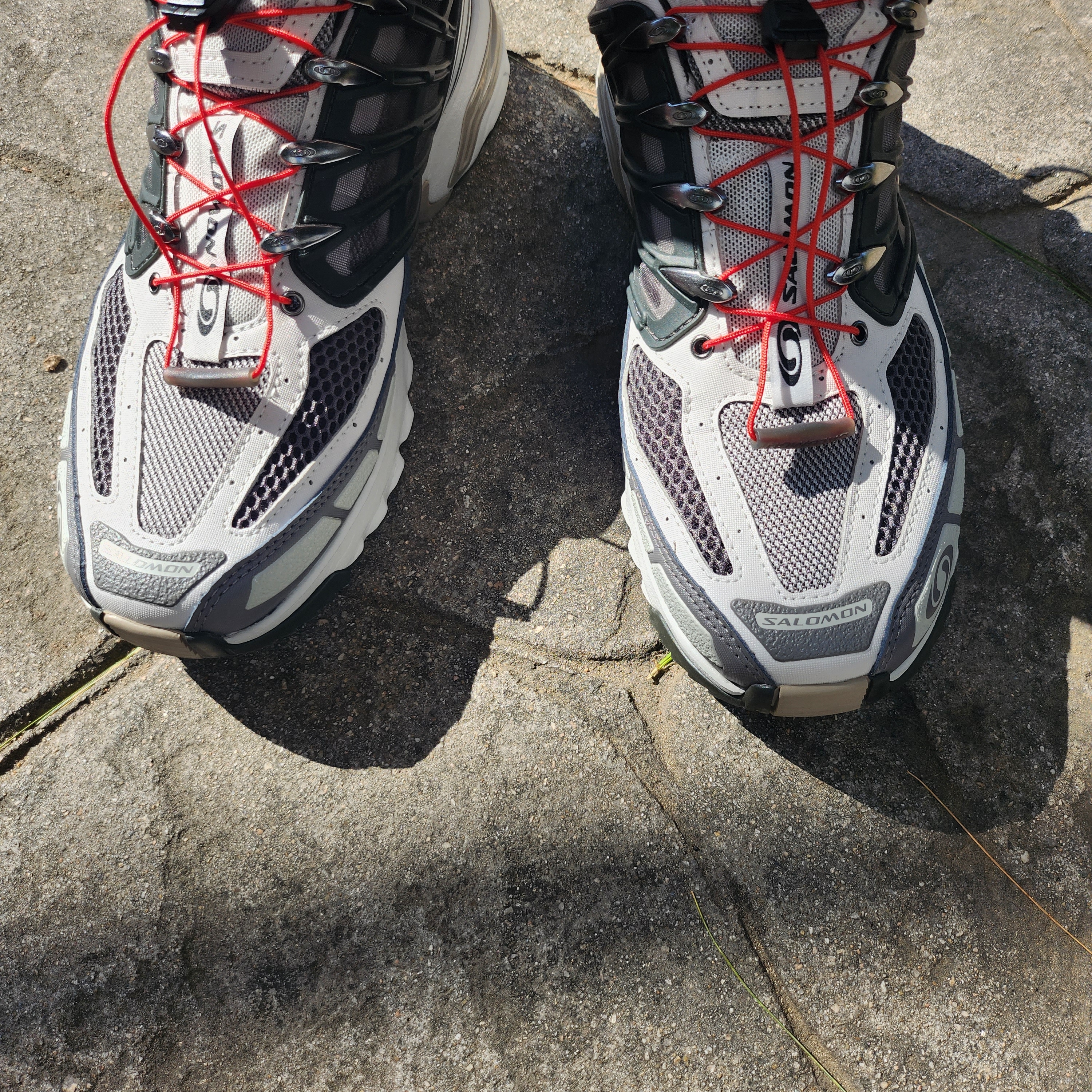 Salomon ACS Pro Beluga Vintage Khaki 착용 스타일
