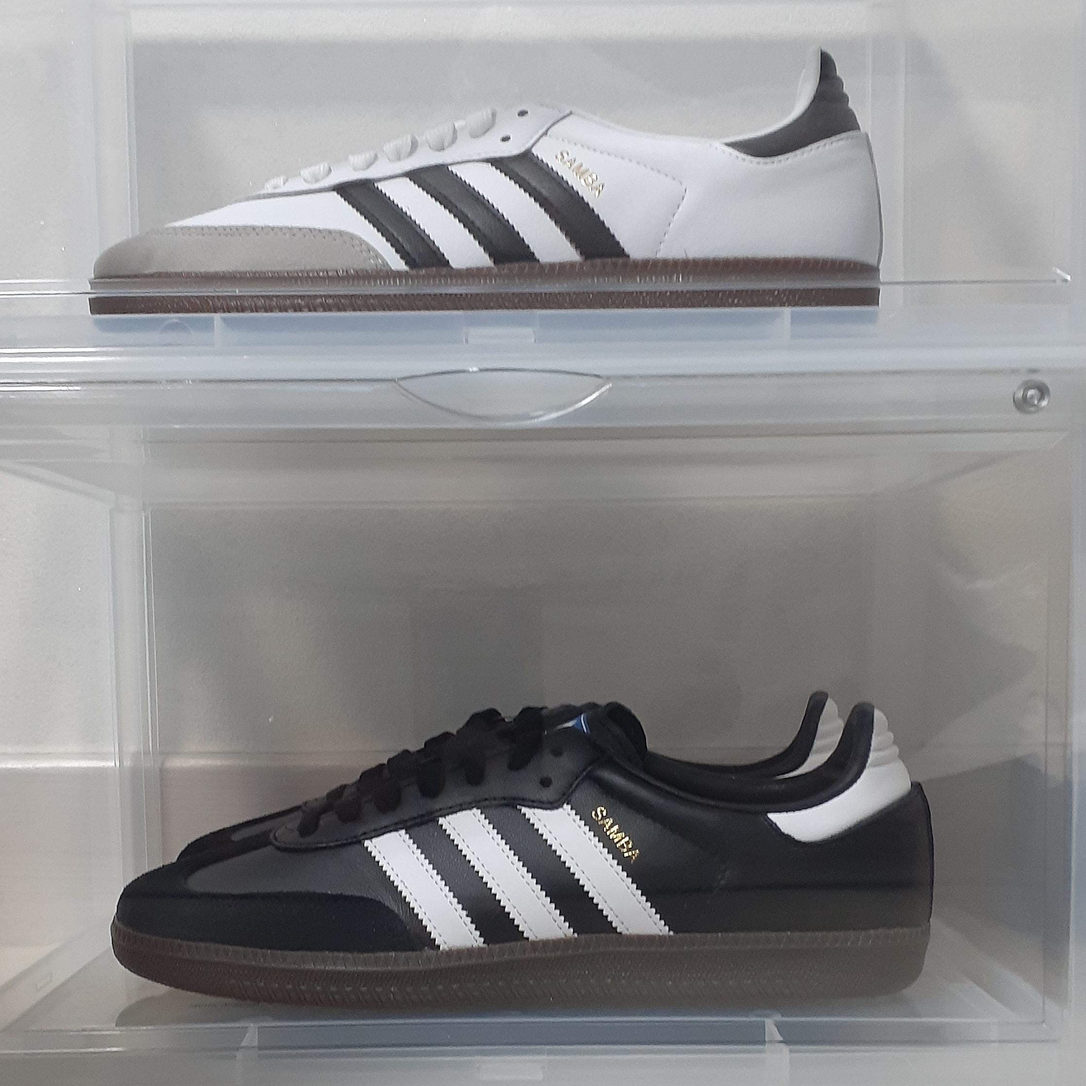 Adidas Samba OG Black White Gum, Adidas Samba Vegan White Black 착용 스타일