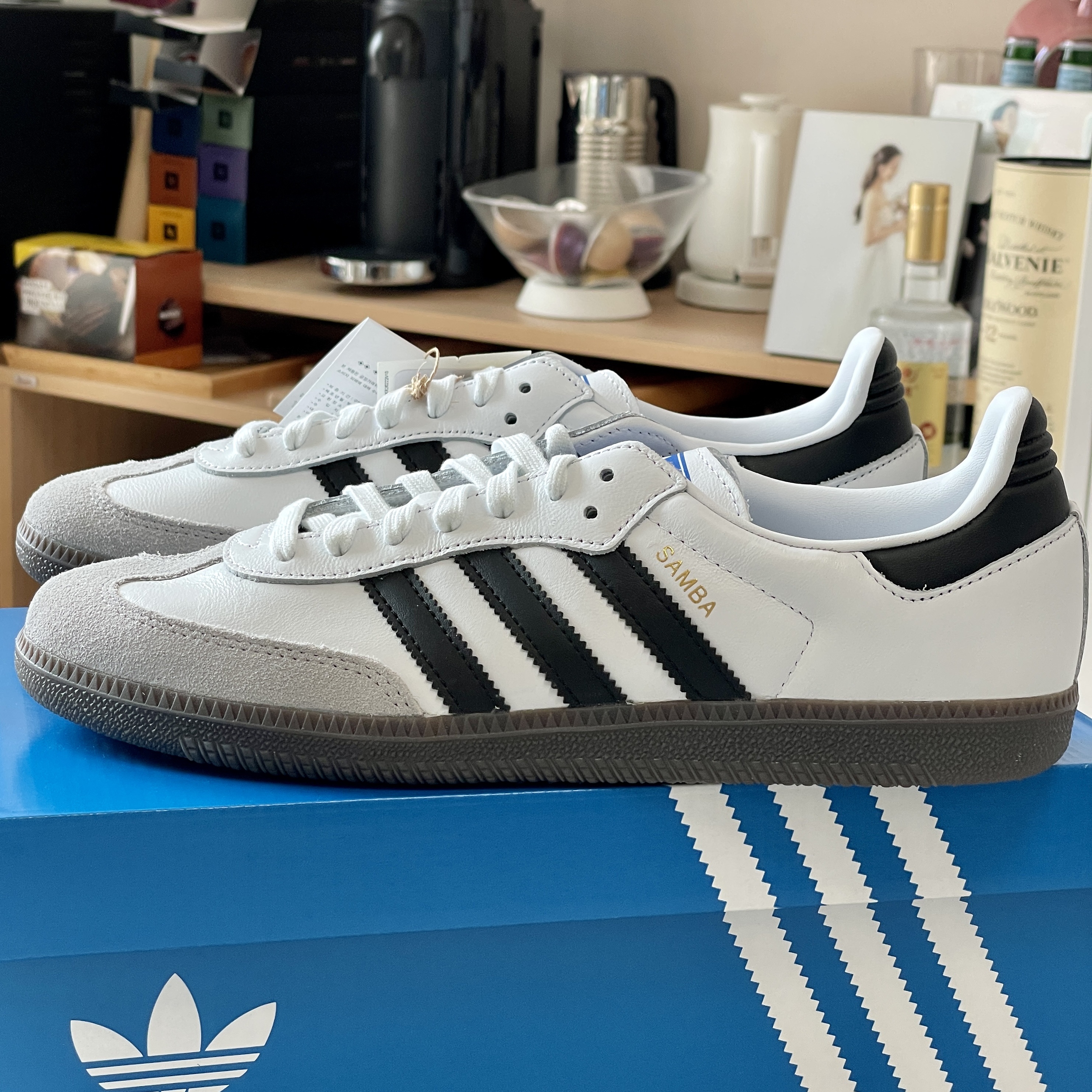 Adidas Samba OG Cloud White 착용 스타일