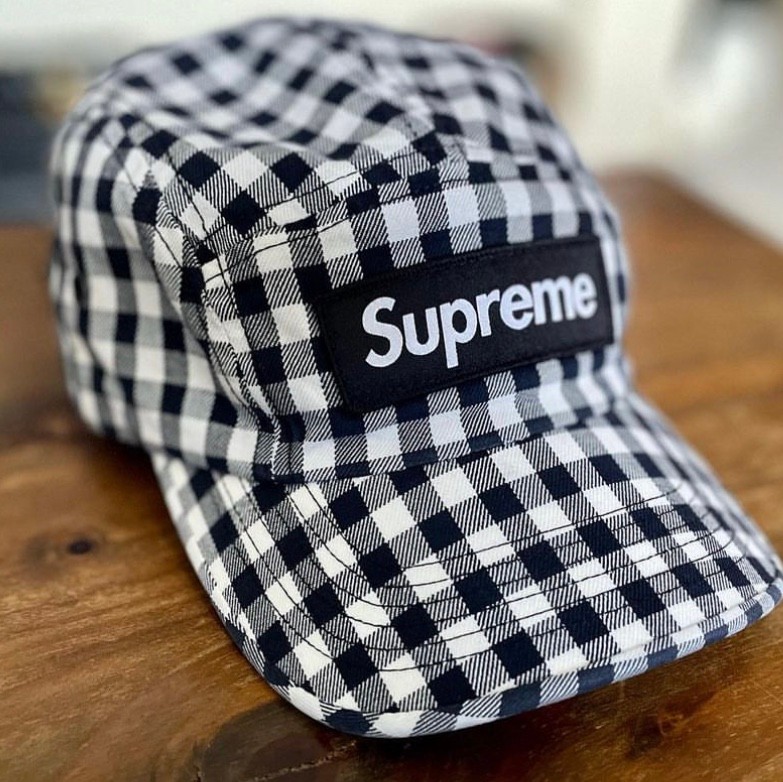 色移り有り Supreme Gingham Camp Cap - 通販 - nochedebrujas.cl