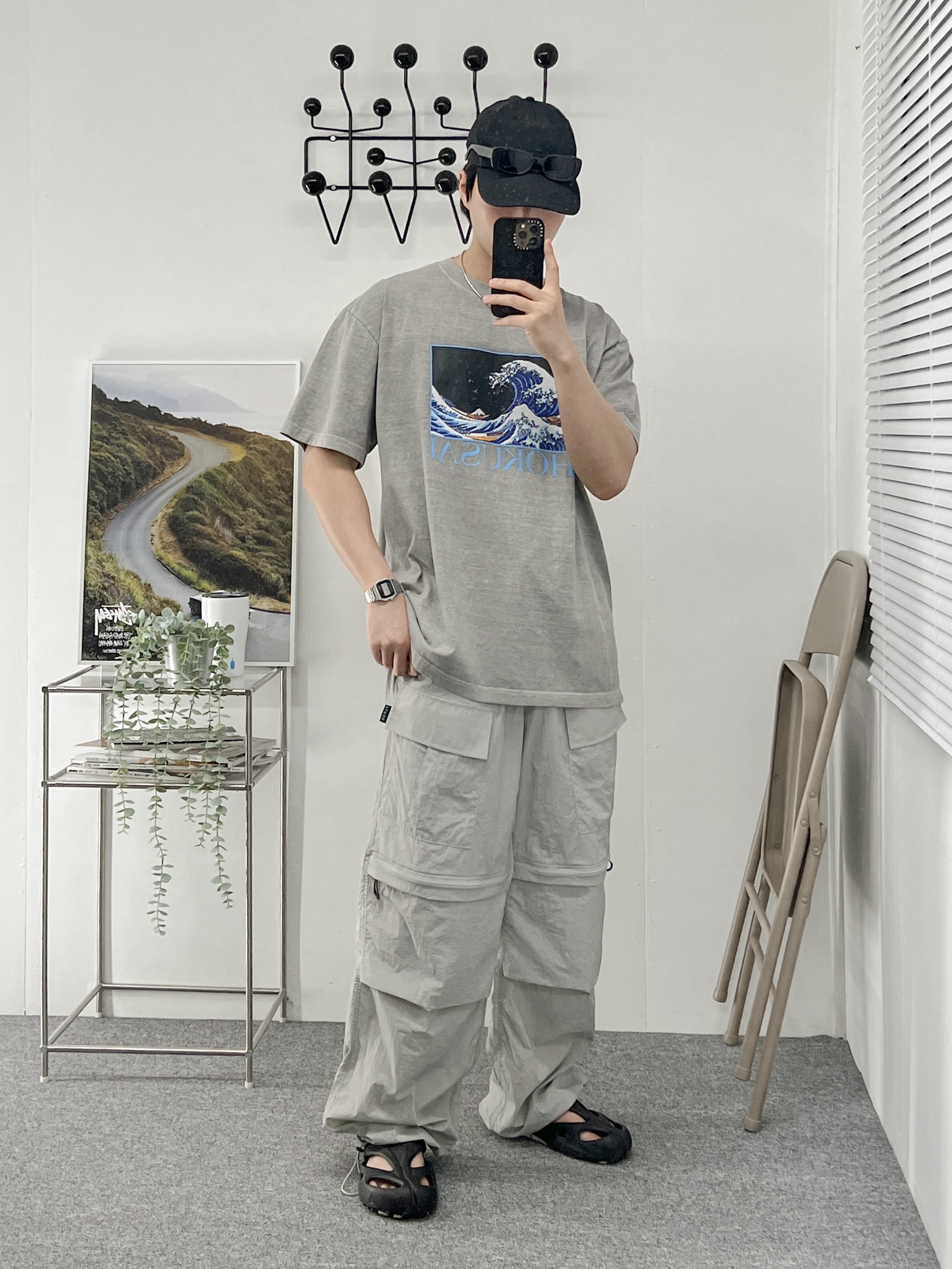 Keen Shanti Black Dawn Blue 착용 스타일 - 2