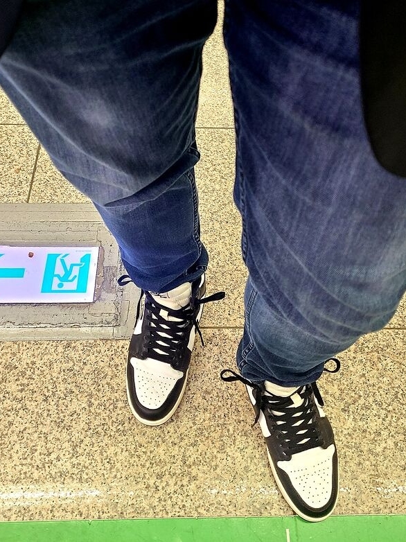 Jordan 1 Retro High OG Black White 2014 착용 스타일
