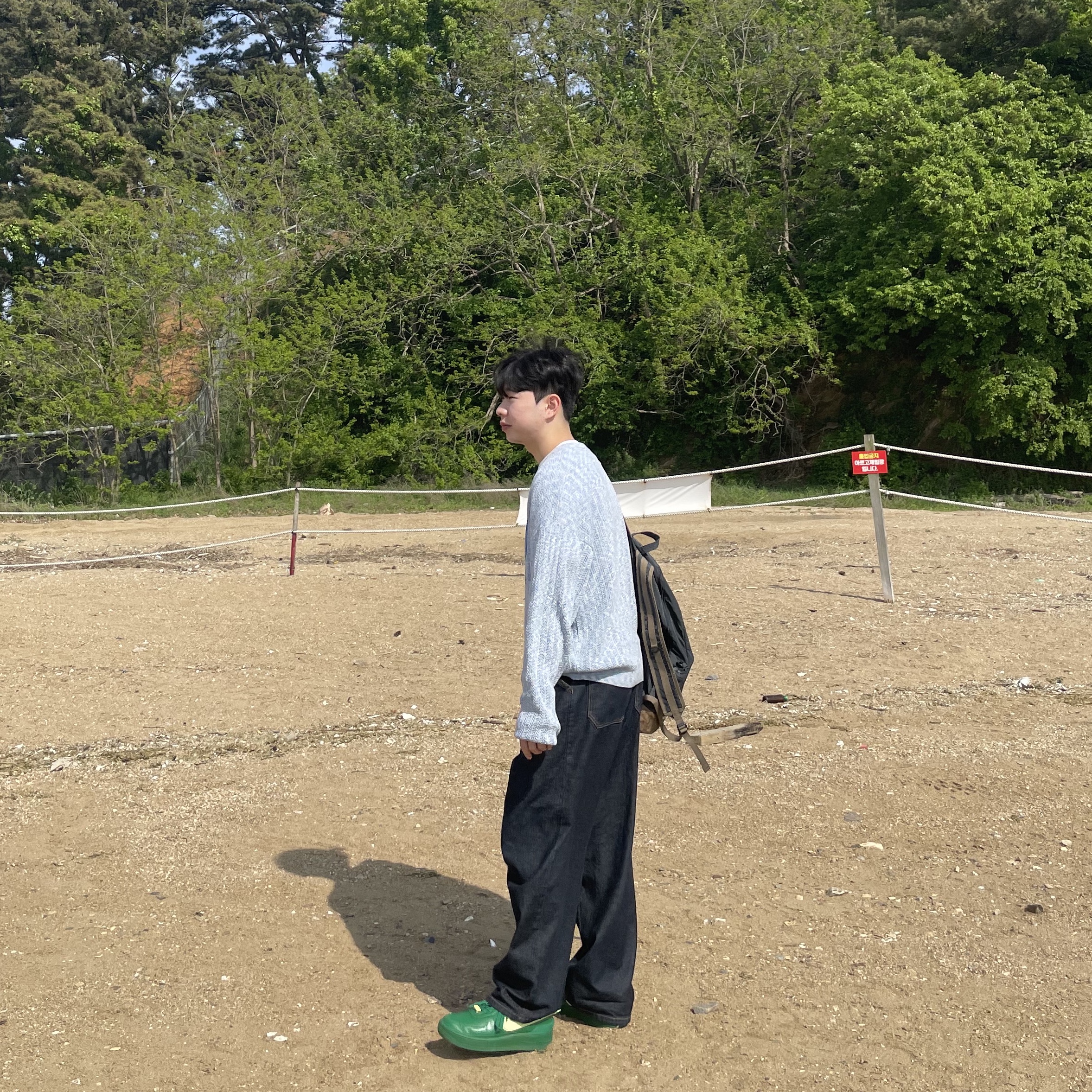 Nike x Ambush Air Force 1 Low SP Pine Green and Citron 착용 스타일