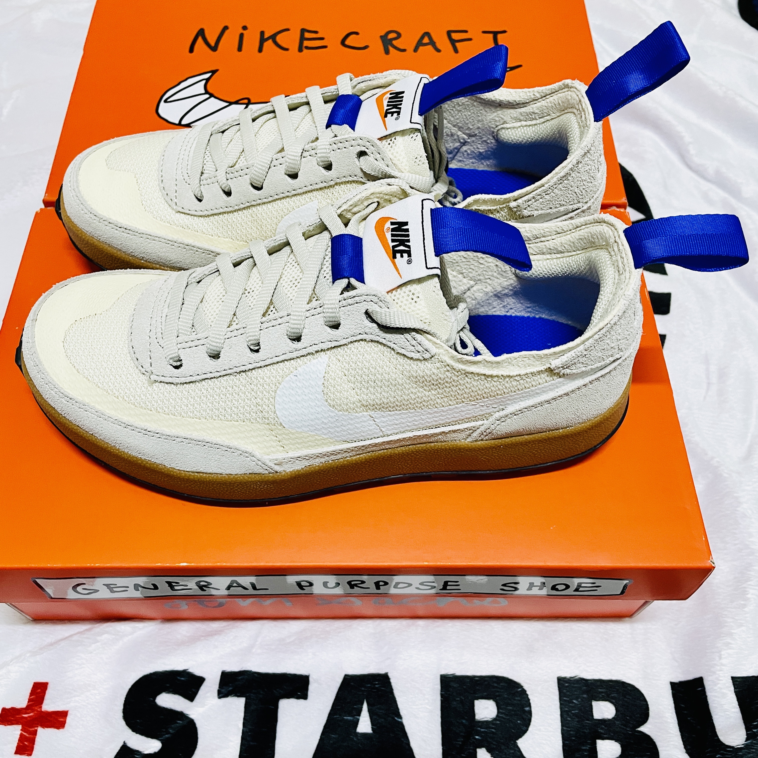 Nike x Tom Sachs General Purpose Shoe Light Cream 착용 스타일 - 2
