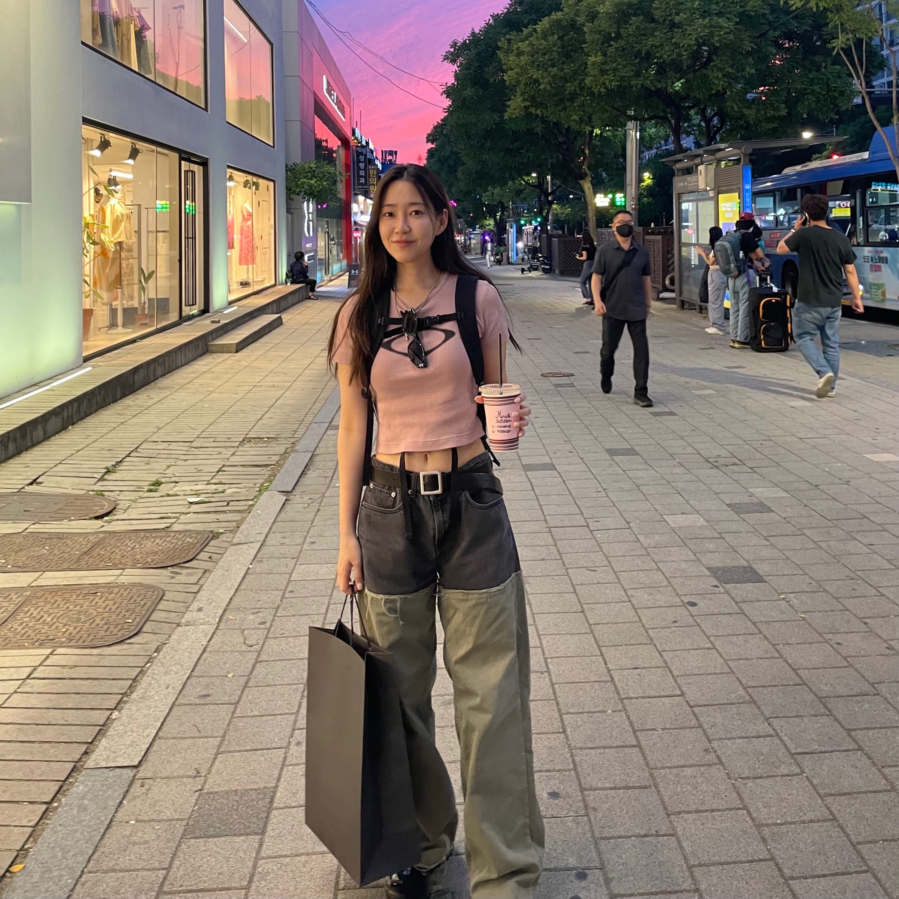 (W) Mischief Rhombus Blur T-Shirt Mini Dusty Pink, Arc'teryx Konseal 15 Backpack Black 착용 스타일 - 1