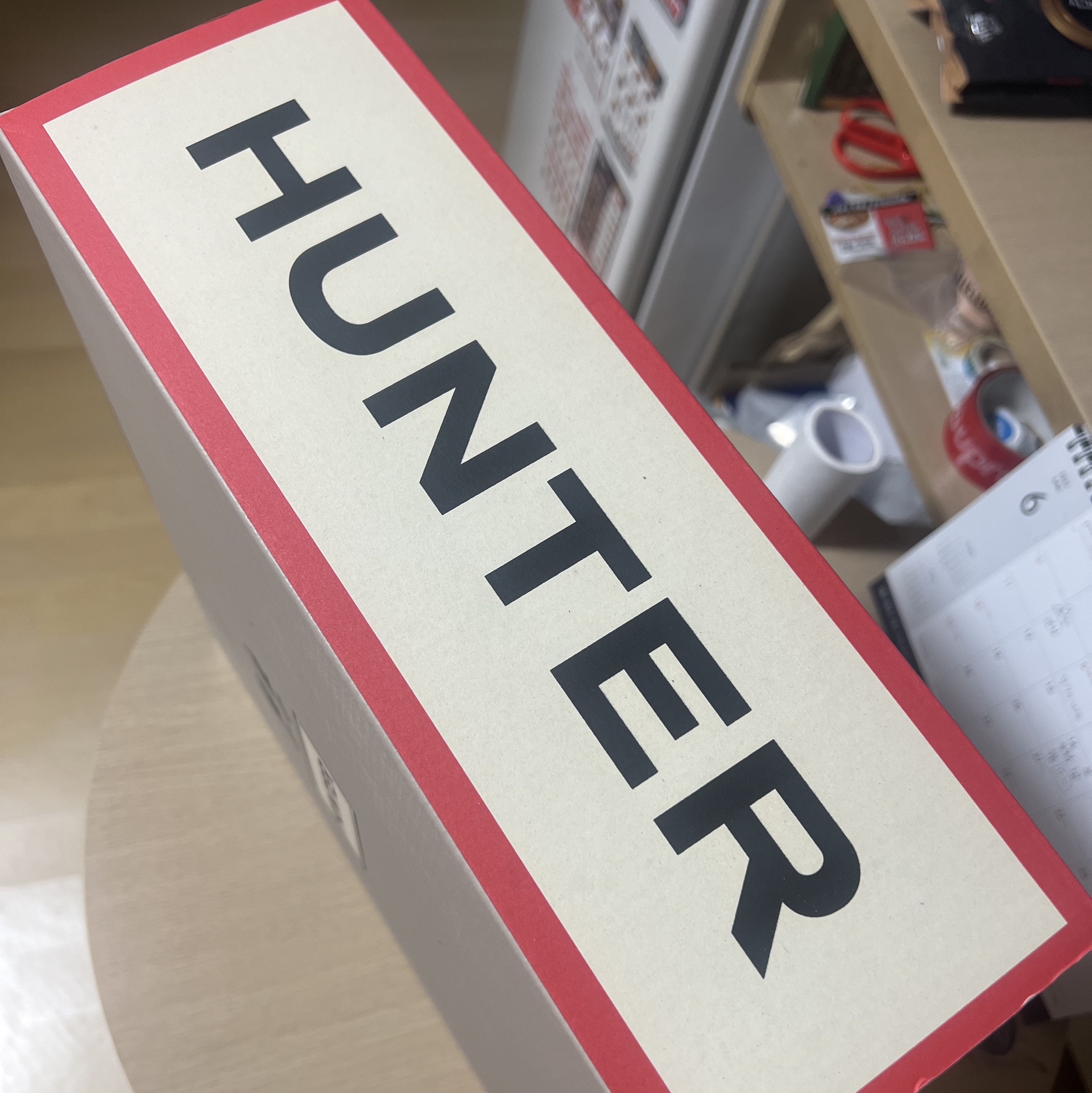 (W) Hunter Original Short Rain Boots Black 착용 스타일