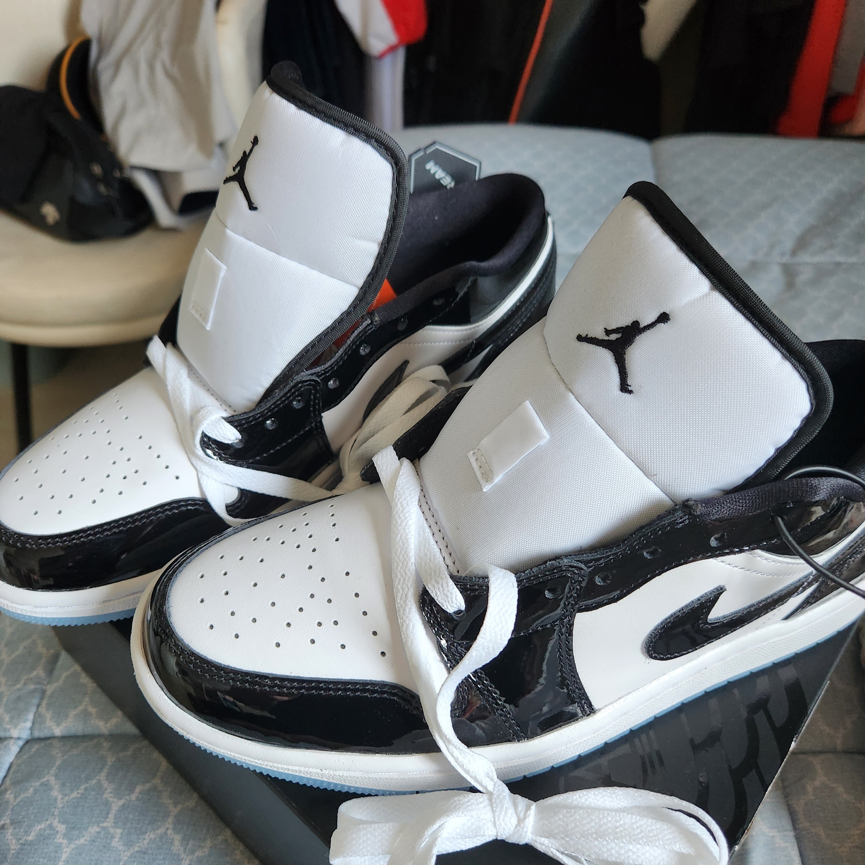 Jordan 1 Low SE Concord 착용 스타일 - 2
