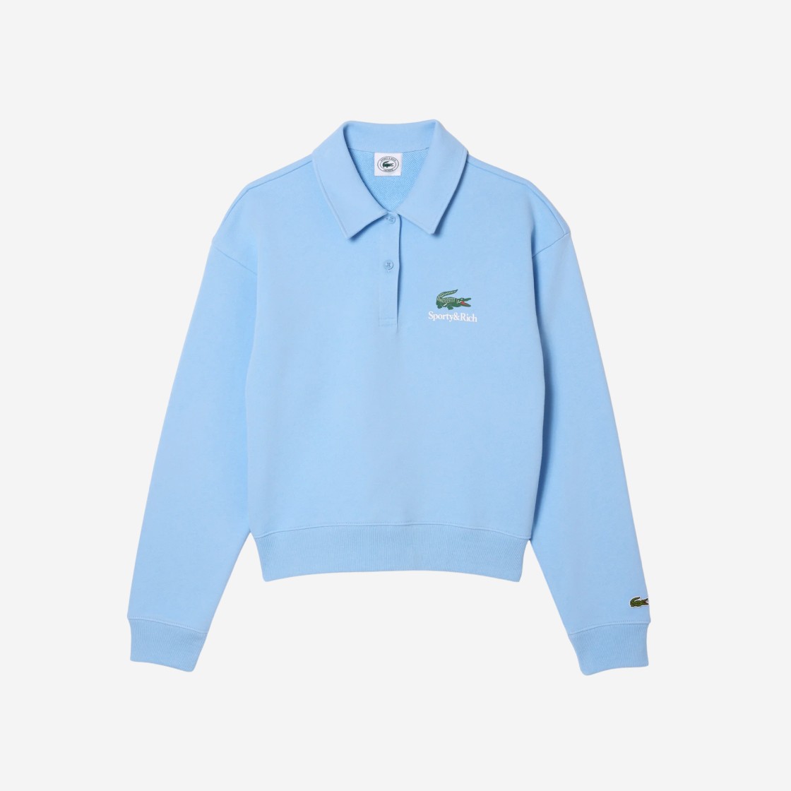 (W) Lacoste x Sporty & Rich Serif Polo Panorama 상세 이미지 1