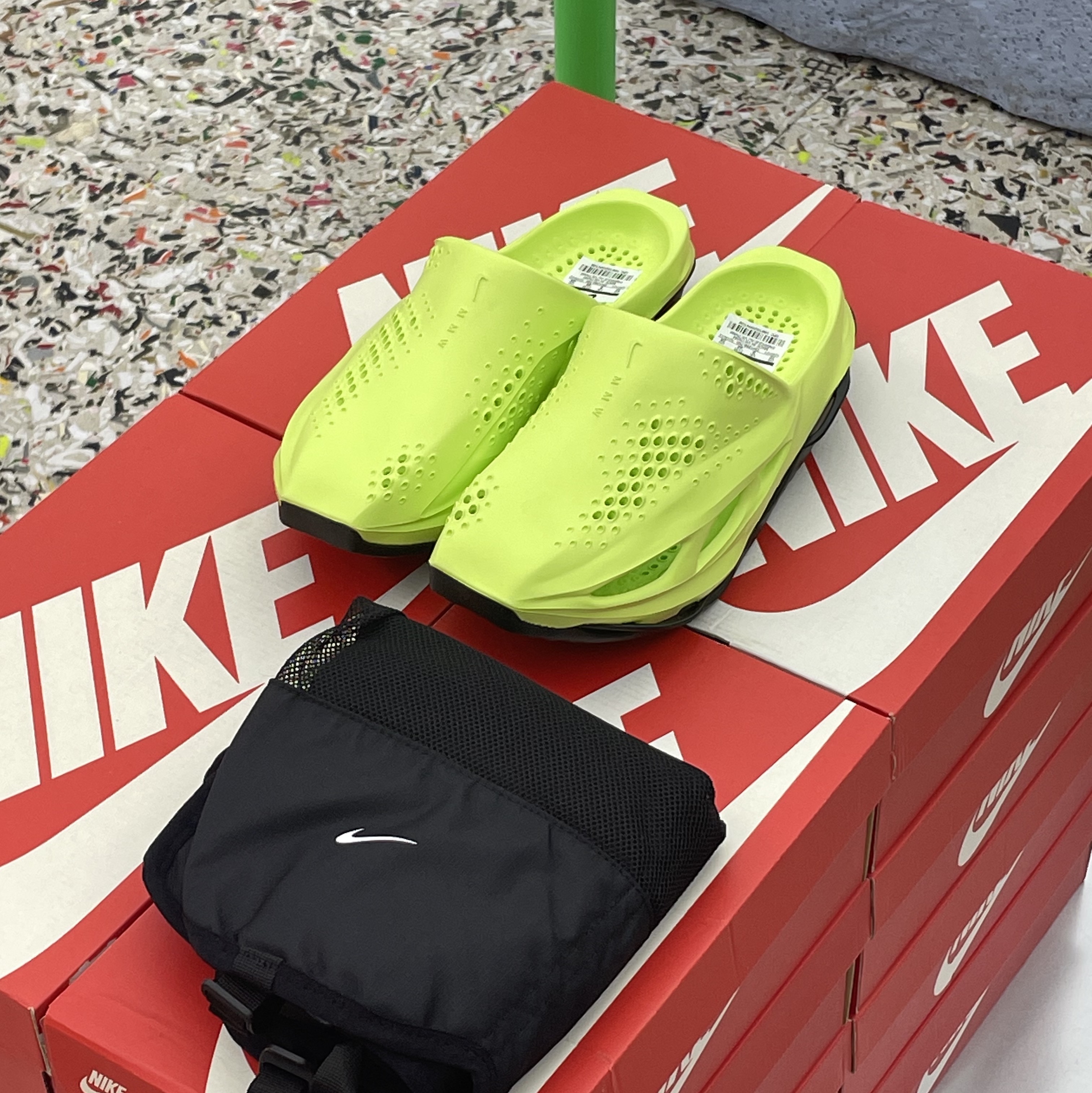 Nike x Matthew M Williams 005 Slide Volt 착용 스타일