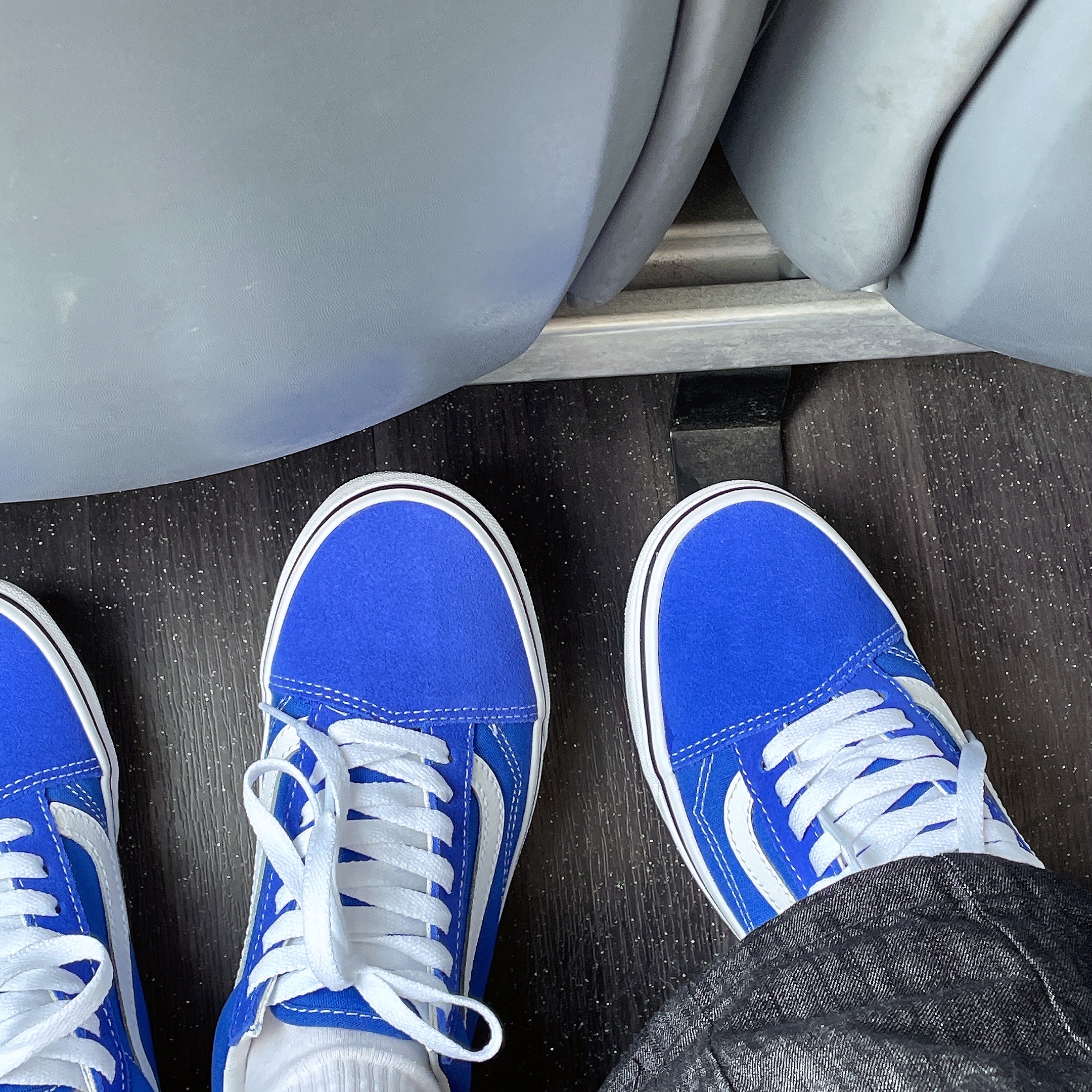 Vans Old Skool 36 DX Anaheim Factory Blue 착용 스타일 - 1