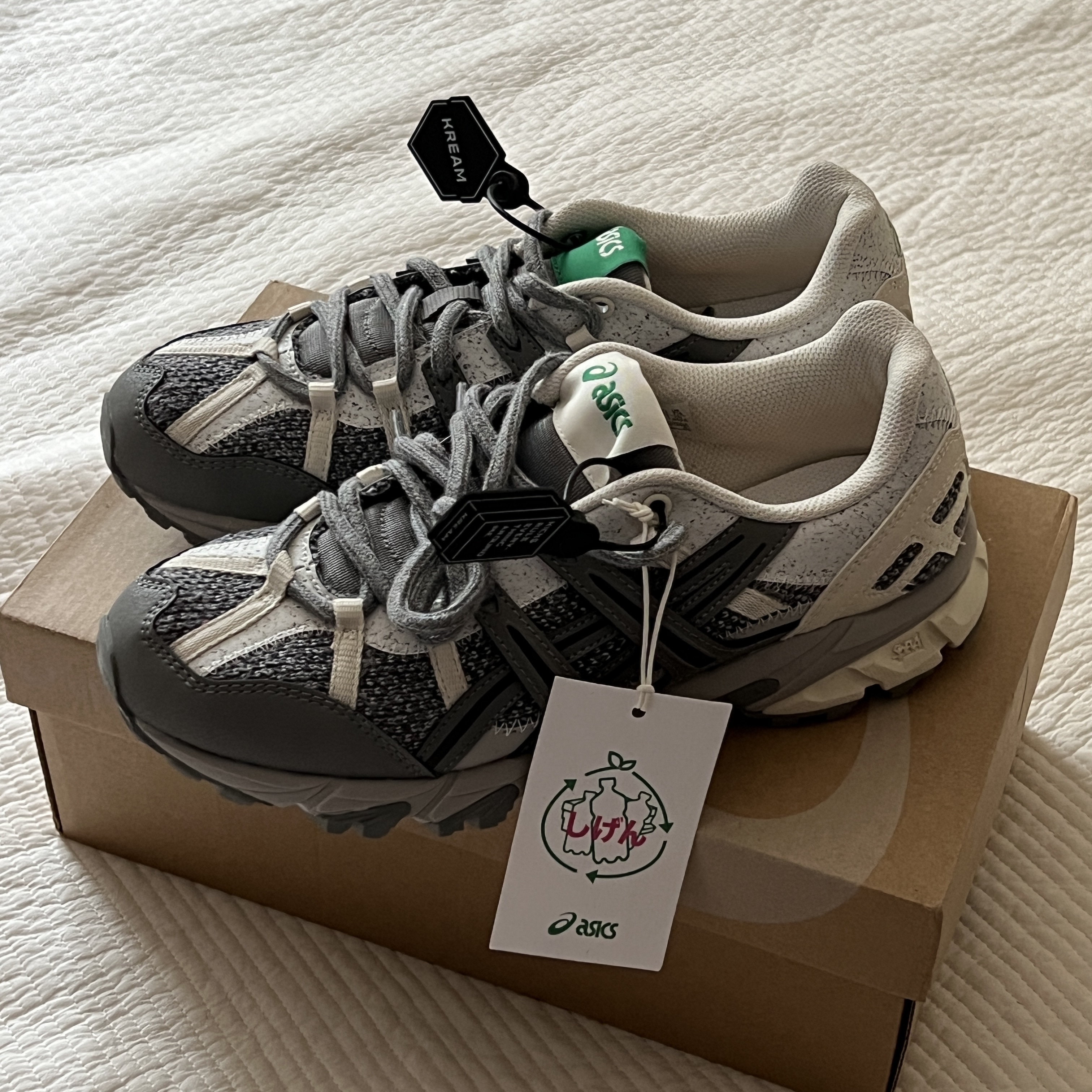 Asics Gel-Sonoma 15-50 Oyster Grey Cream 착용 스타일 - 2
