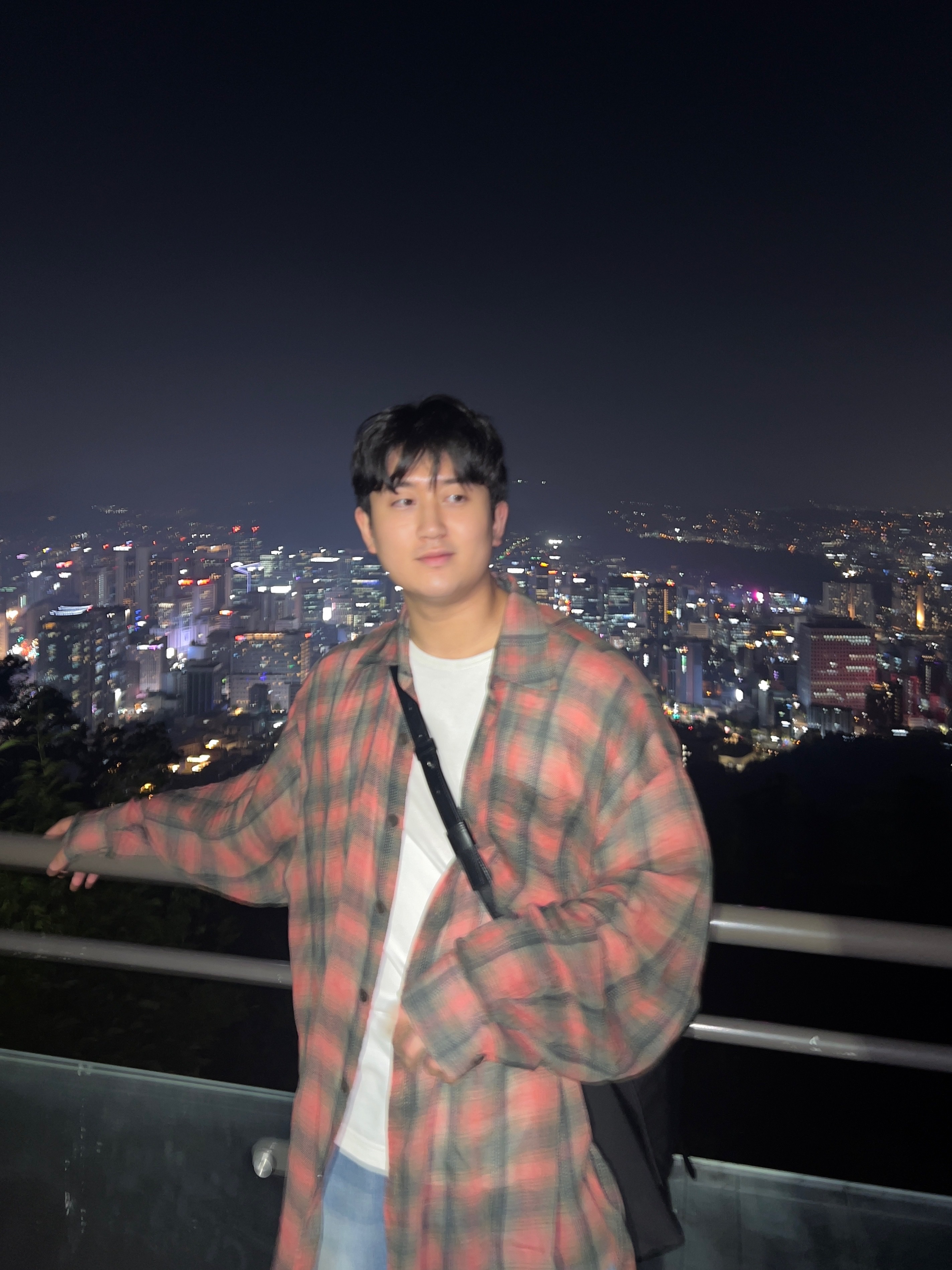 Our Legacy Borrowed Shirt Big Lumbercheck Print 착용 스타일 - 1