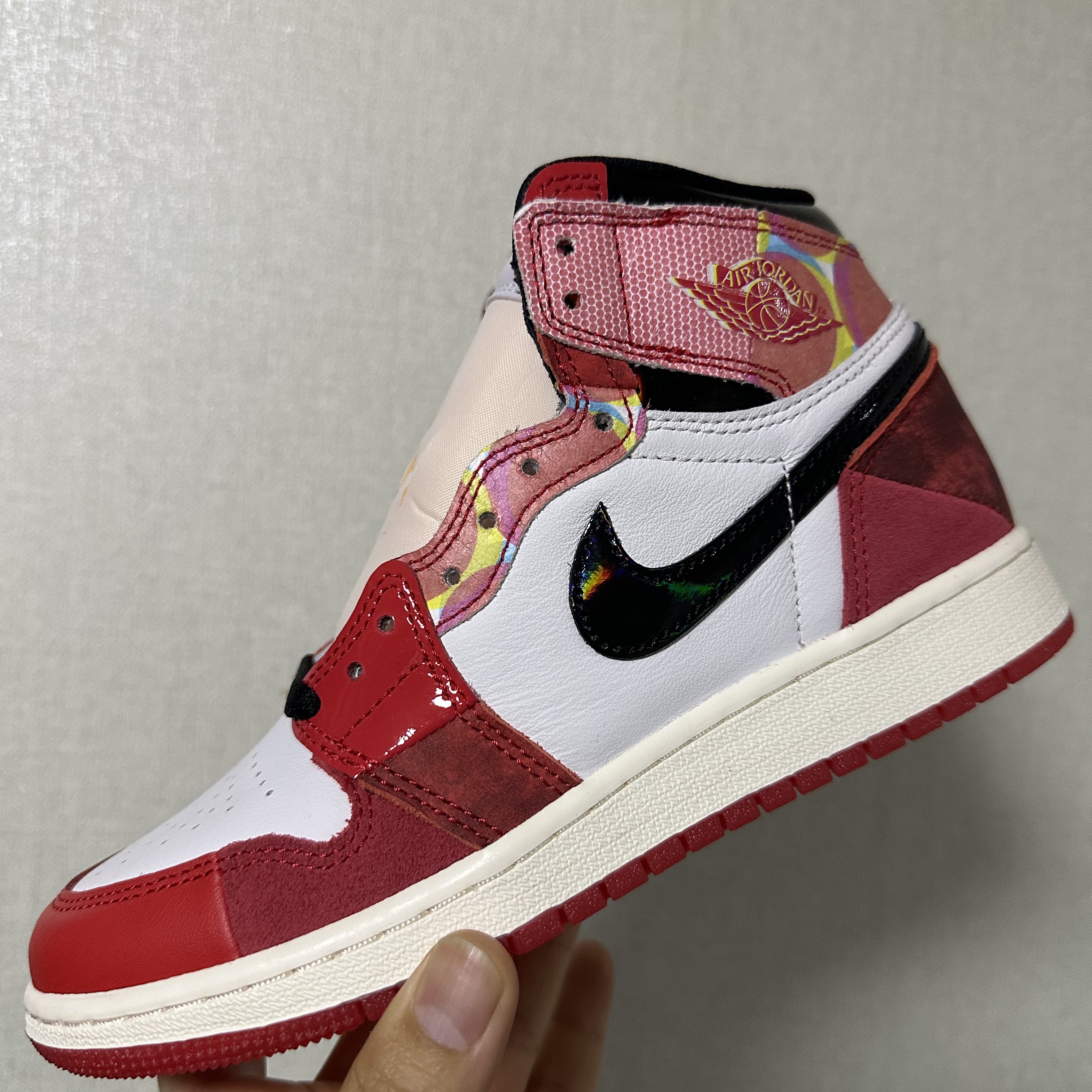 (GS) Jordan 1 Retro High Spider-Man Next Chapter 착용 스타일 - 3