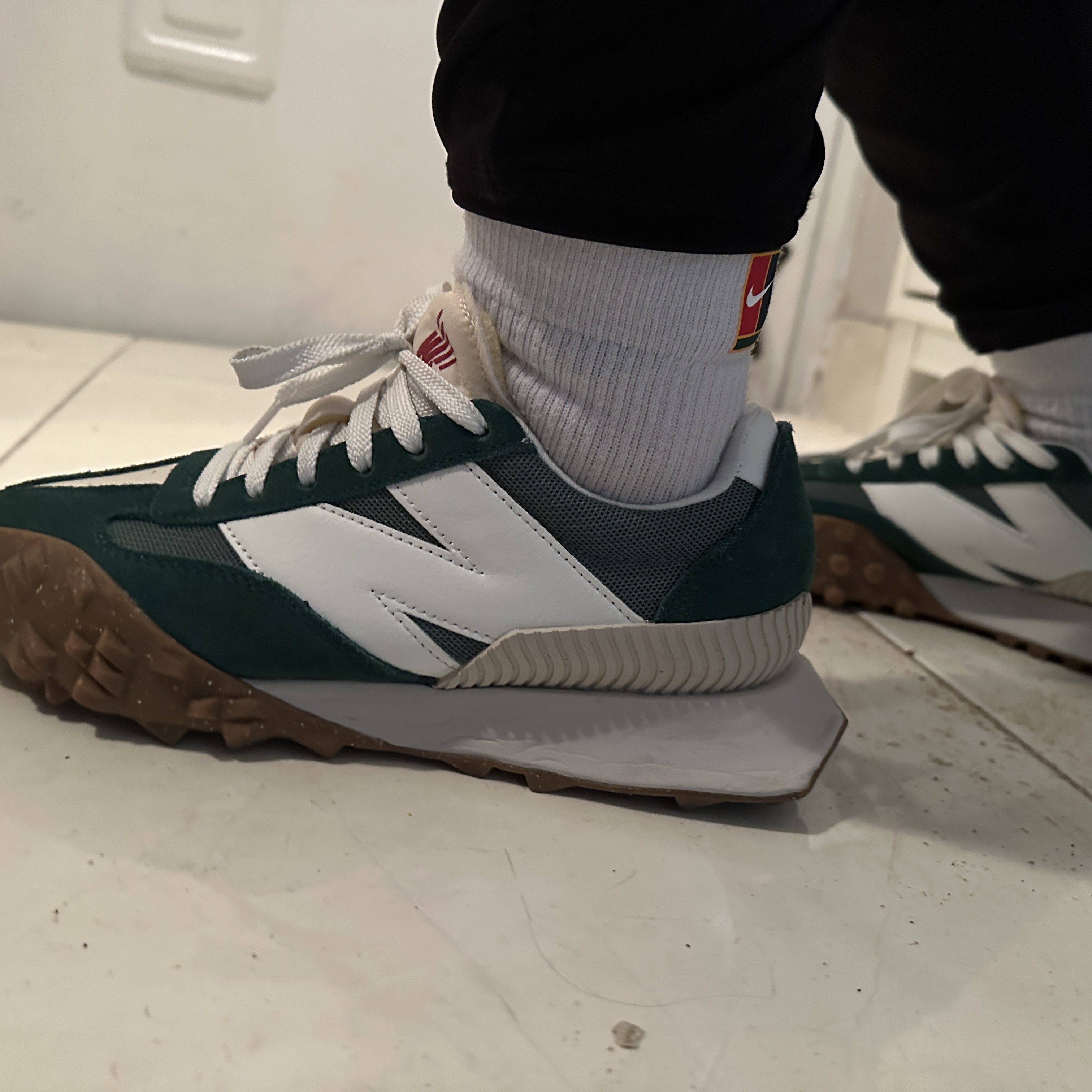 New Balance XC-72 Green 착용 스타일 - 3