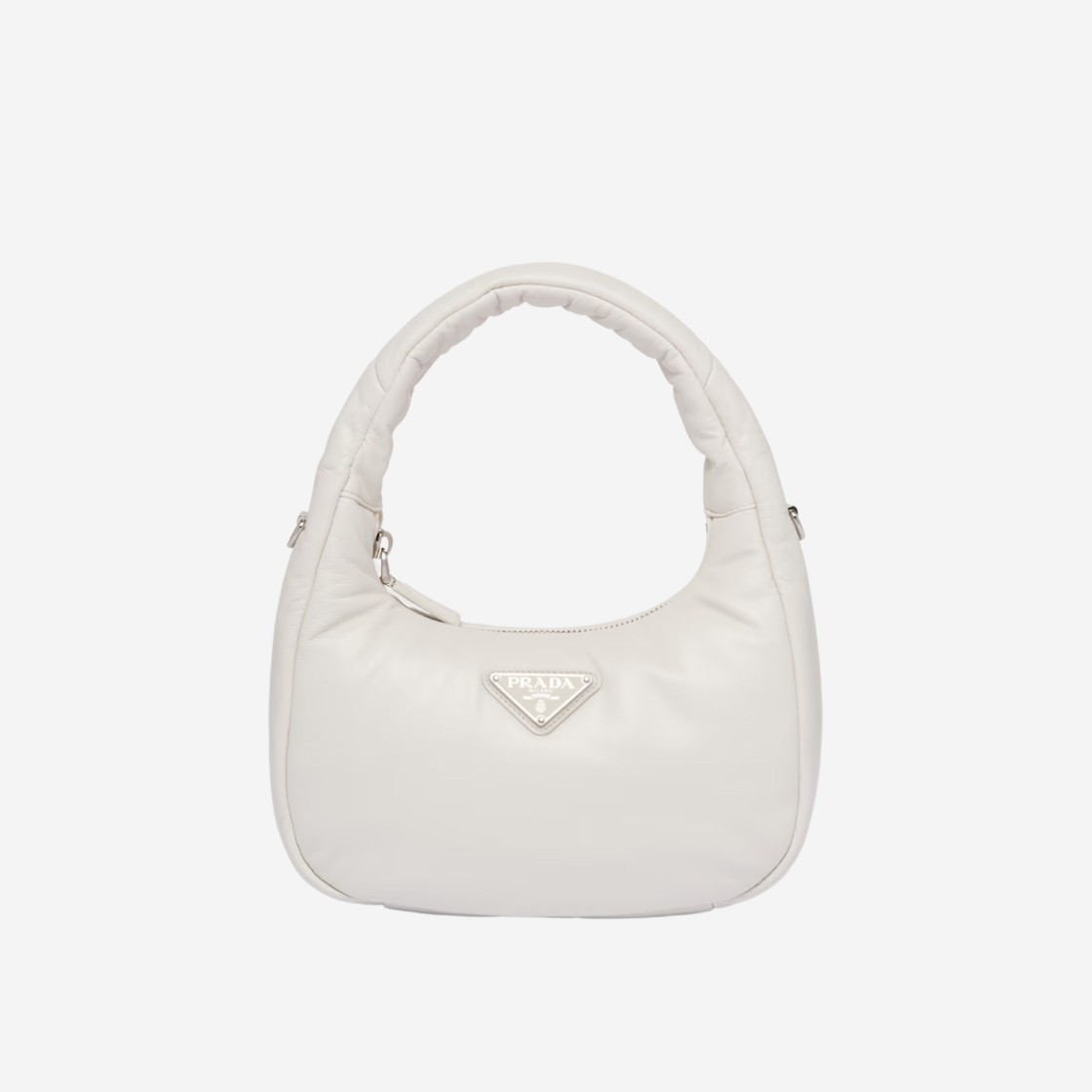 Prada Soft Padded Nappa Leather Mini Bag White 상세 이미지 1