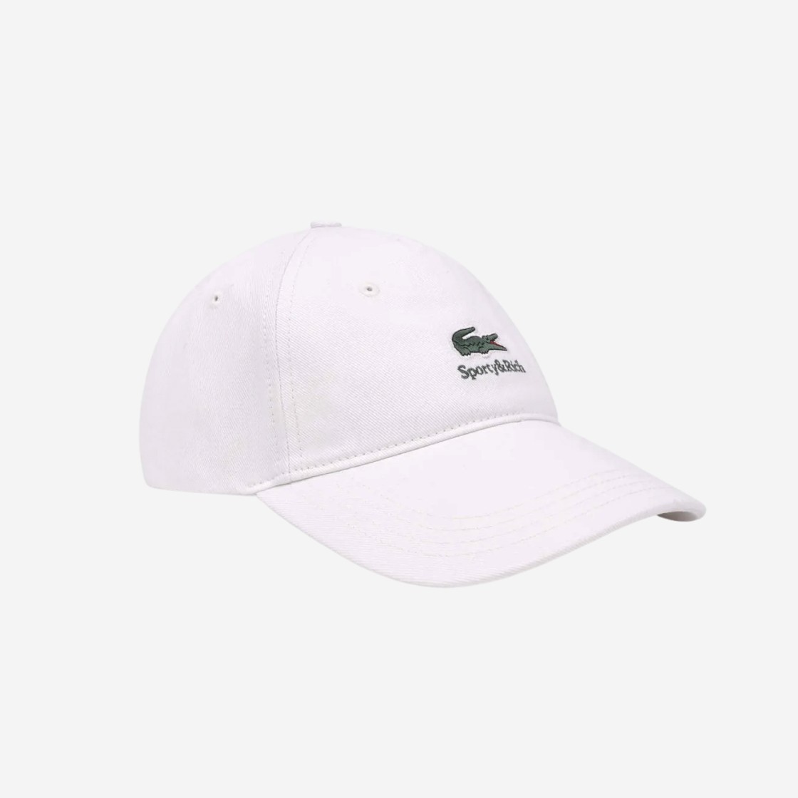 Sporty & Rich x Lacoste Serif Hat Farine 상세 이미지 1