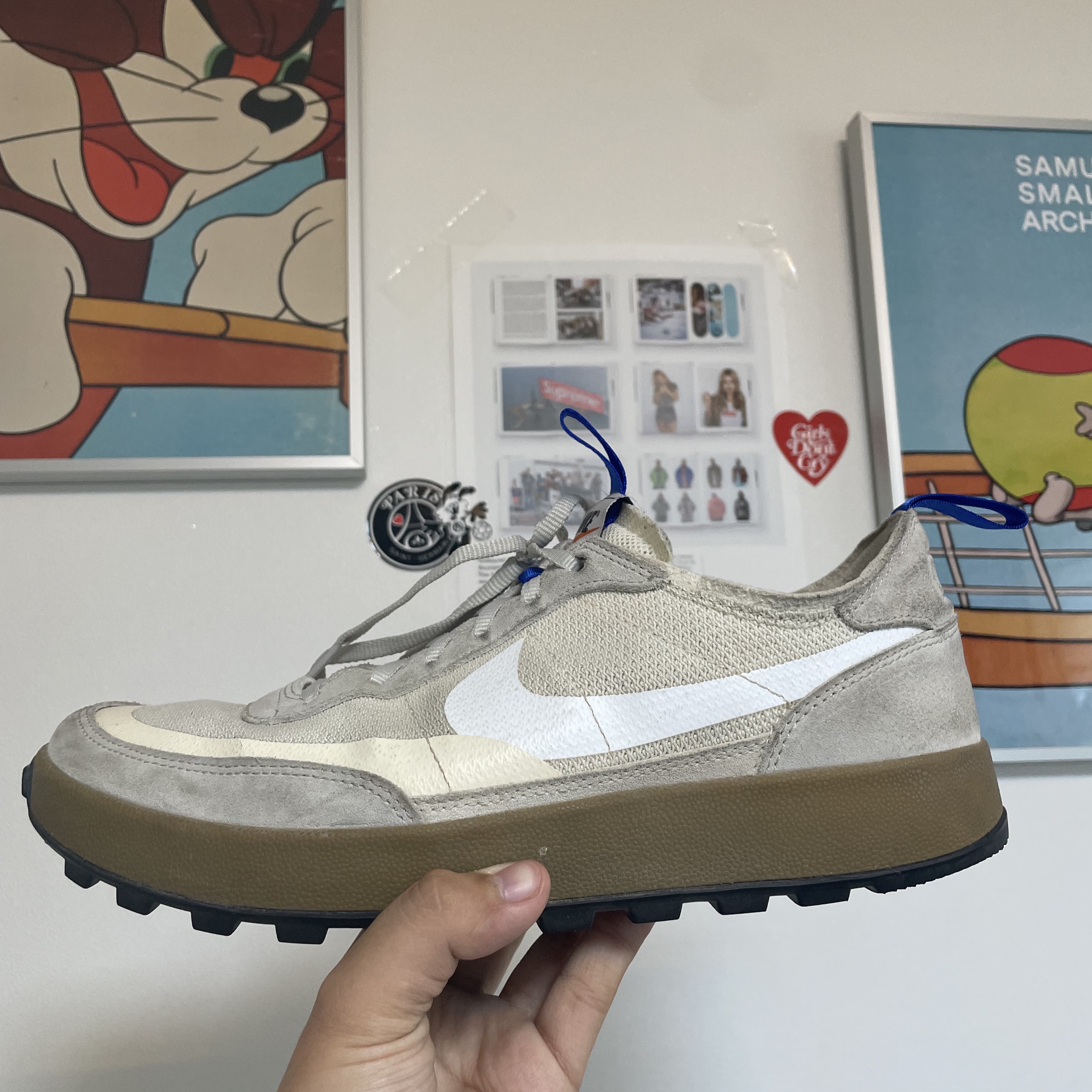Nike x Tom Sachs General Purpose Shoe Light Cream 착용 스타일