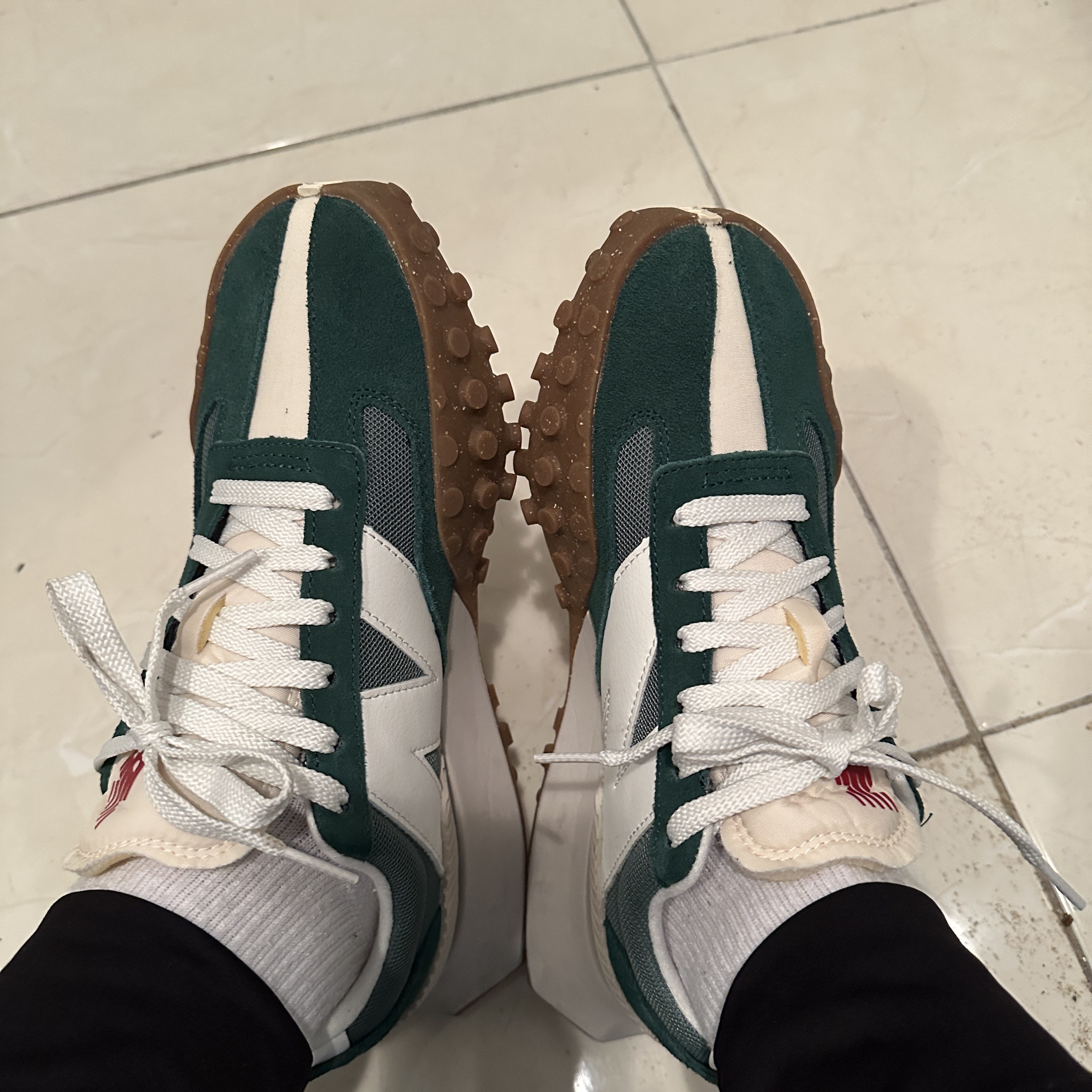 New Balance XC-72 Green 착용 스타일 - 2