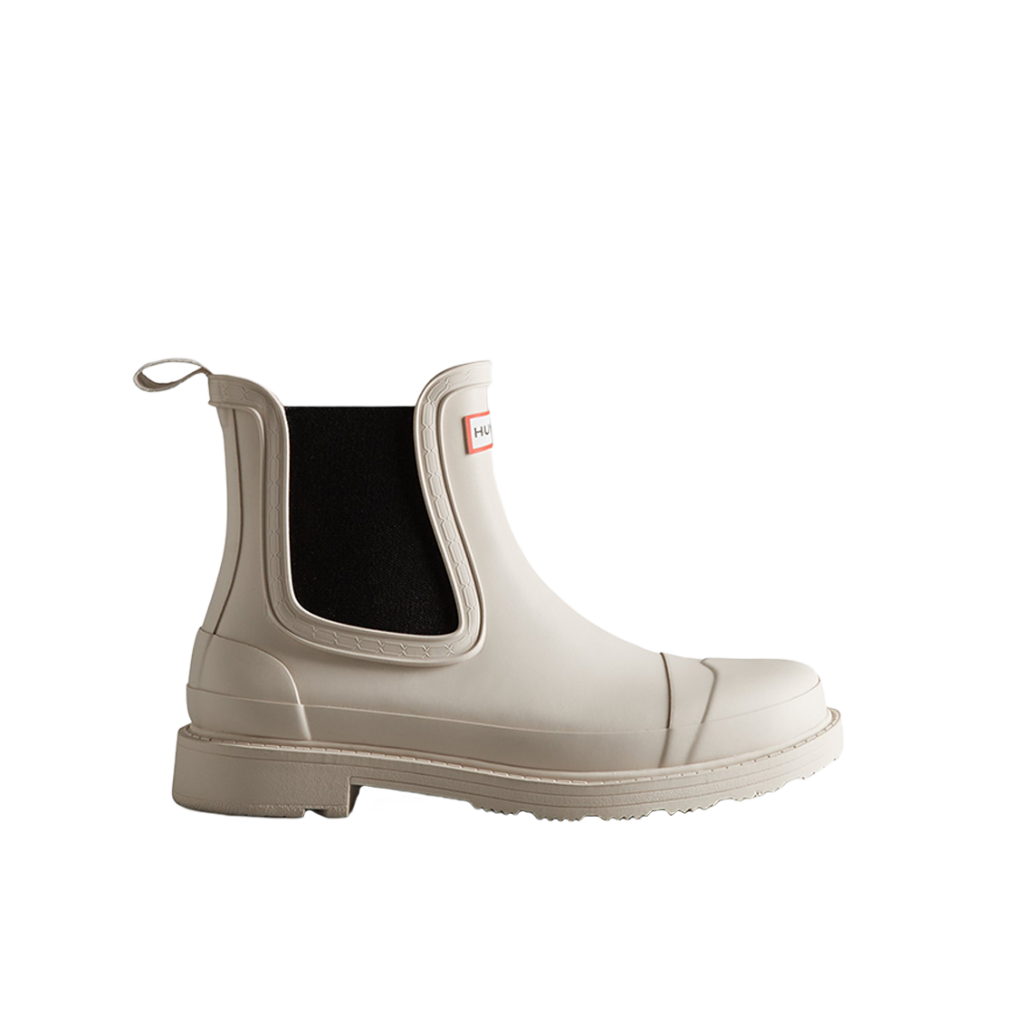 (W) 헌터 코만도 첼시 부츠 캐스트 페일 그레이((W) Hunter Commando Chelsea Boots Cast Pale Grey)